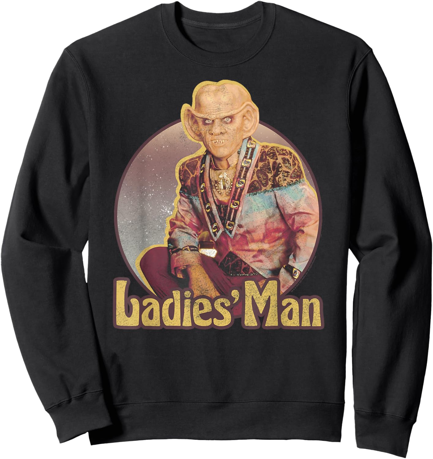Star Trek: Deep Space Nine Quark Ladies' Man Vintage Sweatshirt - Sweatshirt | Black