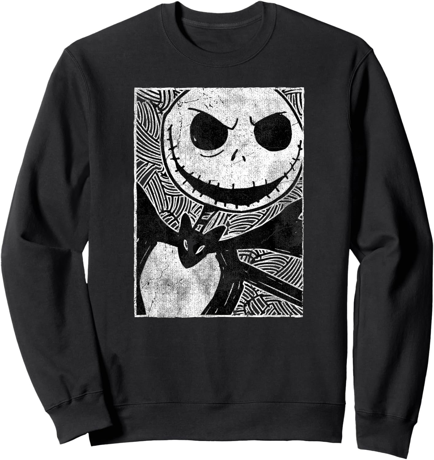 The Nighmare Before Christmas - Jack Sketch Sweatshirt - Sweatshirt | Black