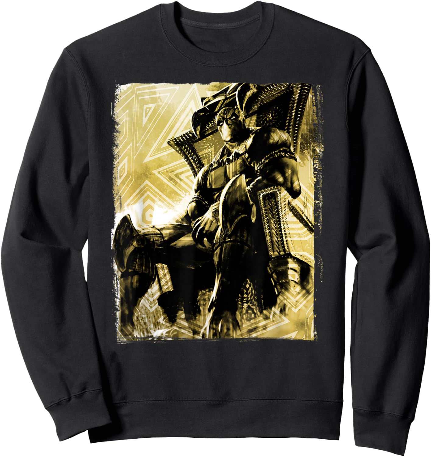 Marvel Black Panther The King's Throne Graphic Sweatshirt - Sweatshirt | Black