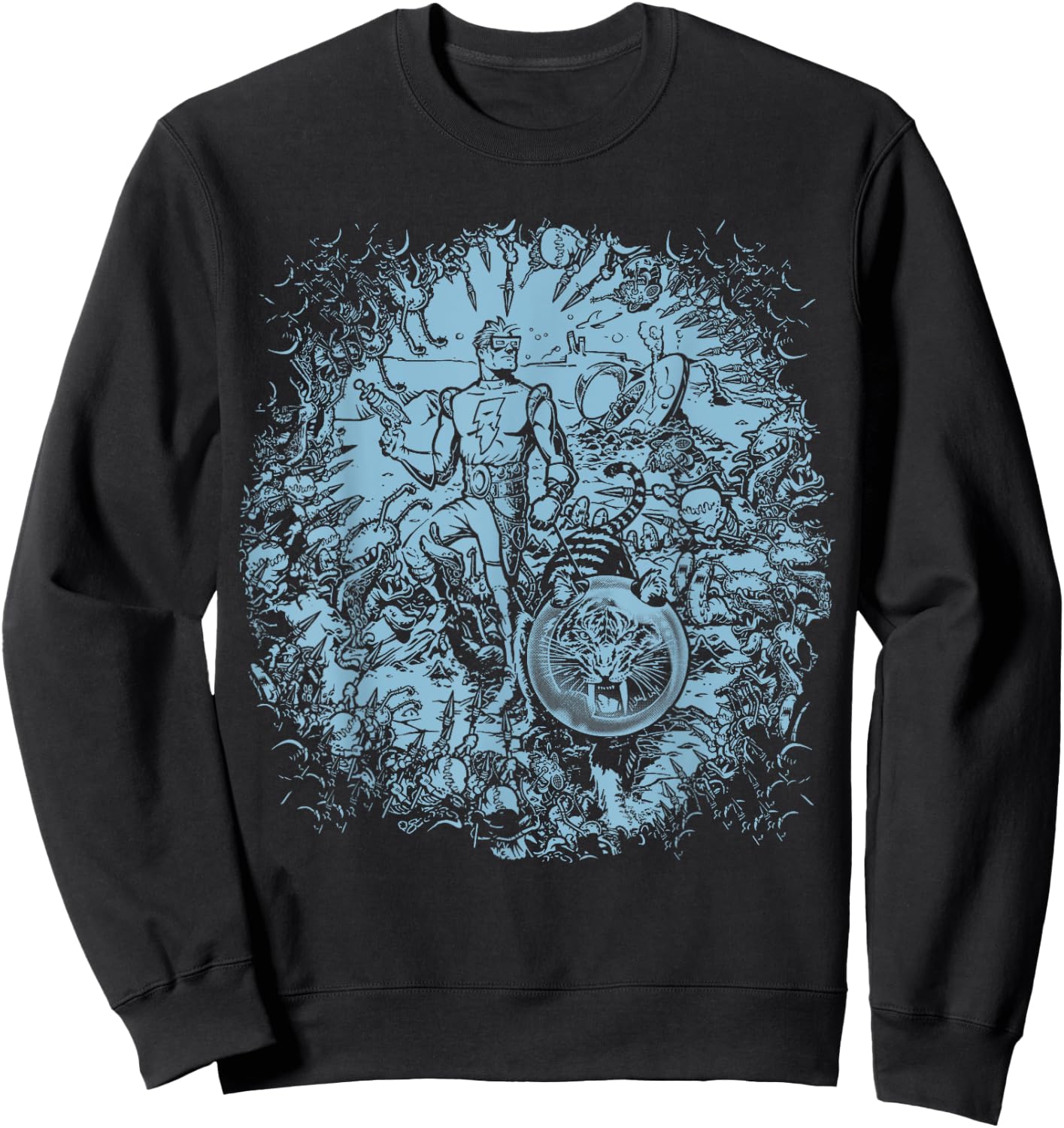 Captain RibMan : Spaceman Spiff Sweatshirt - Sweatshirt | Black