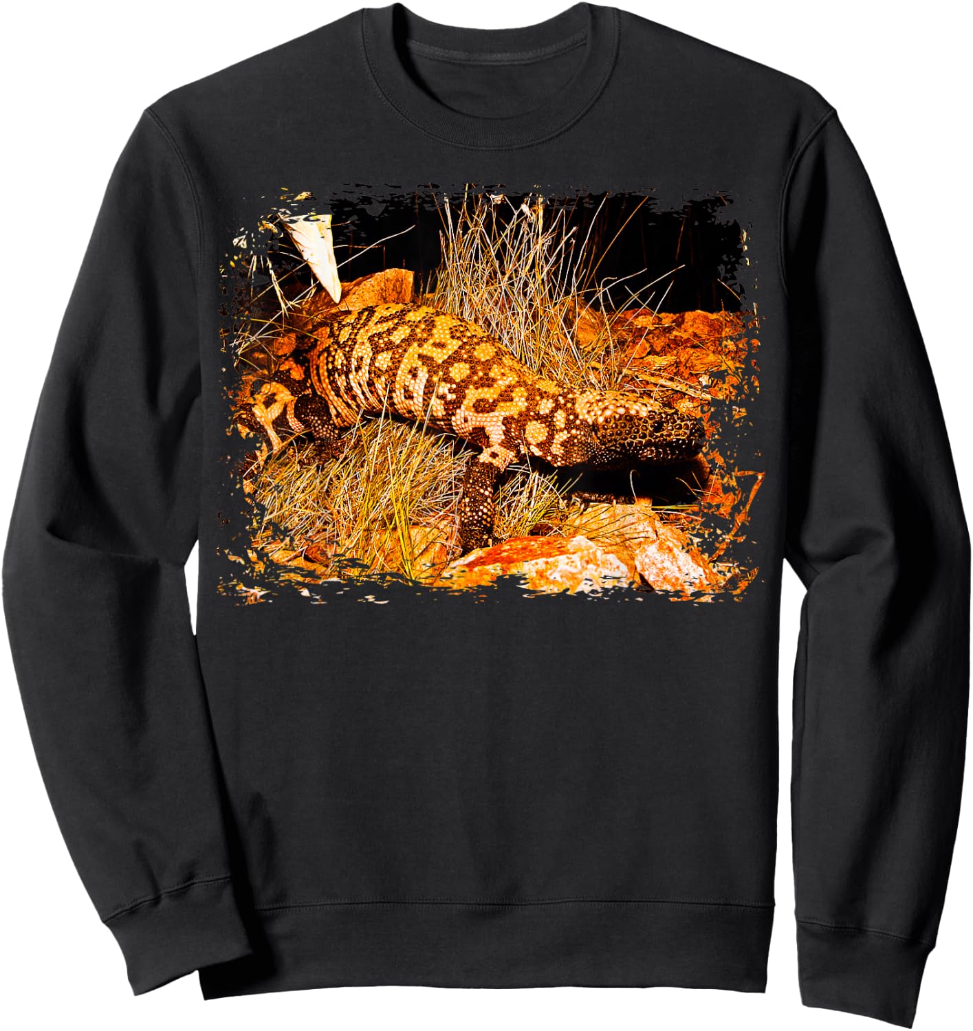 Cute Gila Monster Lizard Sweatshirt - Sweatshirt | Black