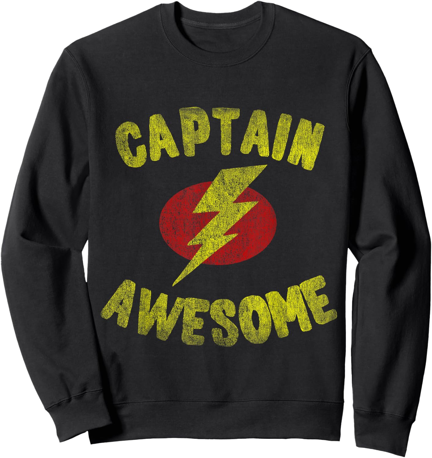 Retro Captain Awesome Sweatshirt - Sweatshirt | Black