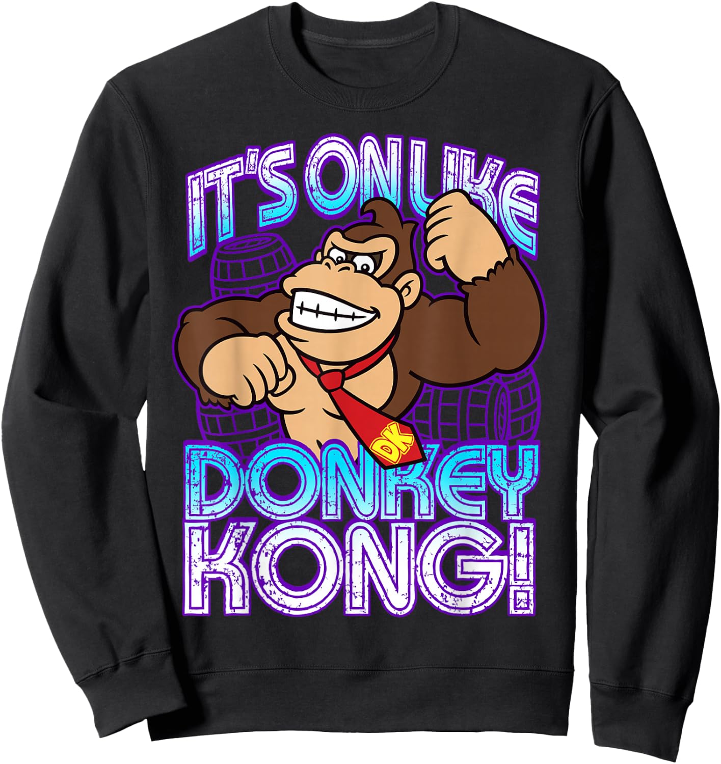 Nintendo Donkey Kong It's On Taunt Graphic Sweatshirt - Sweatshirt | Black