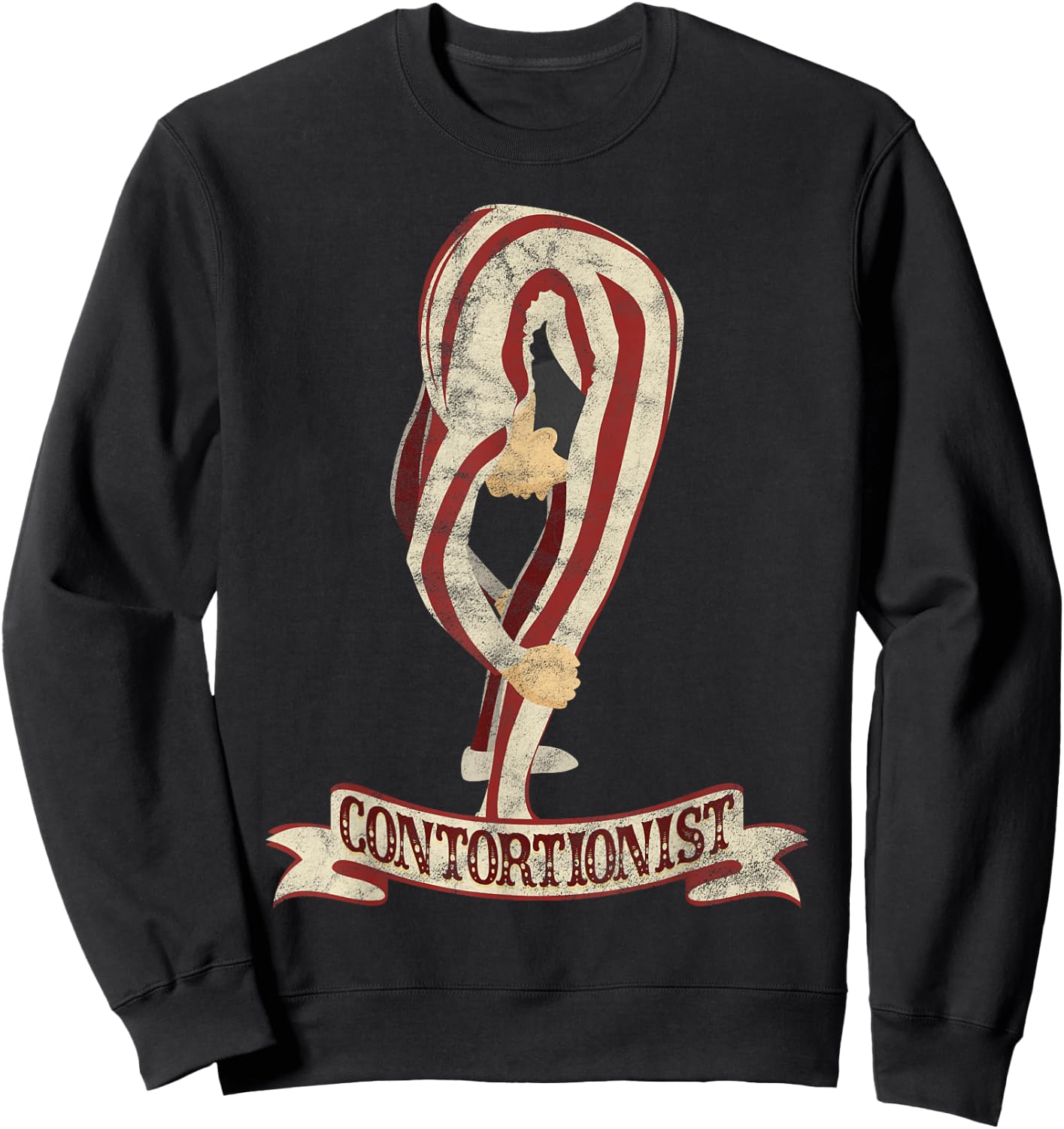 Contortionist Shirt - Circus Shirts - Circus Contotionist Sweatshirt - Sweatshirt | Black
