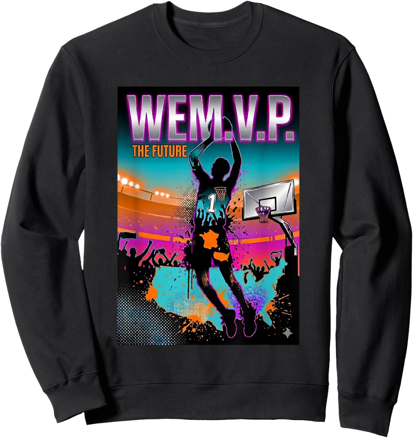 THE Future WEM WEM.V.P. Basketball Goat from France Sweatshirt - Sweatshirt | Black