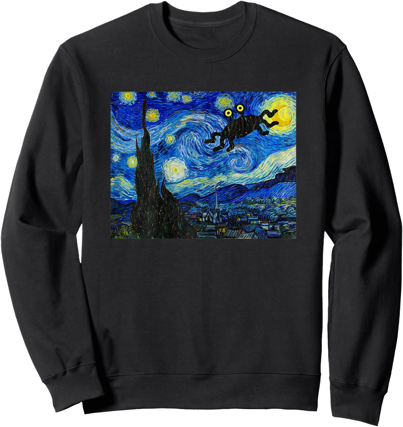 FSM Flying Spaghetti Monster Pastafarian Atheist Gift Sweatshirt - Sweatshirt | Black