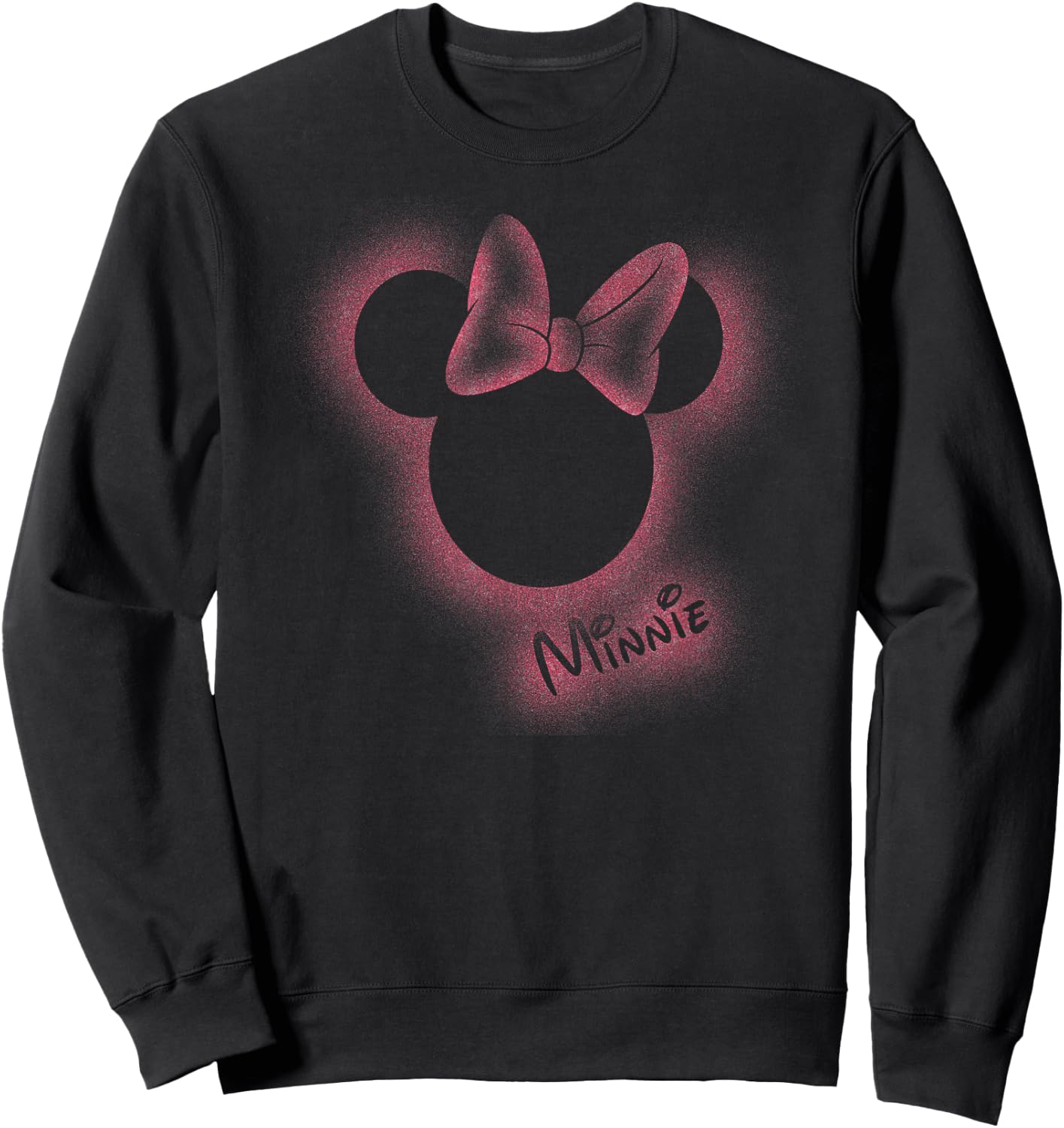 Disney - Minnie Mouse Stencil Sweatshirt - Sweatshirt | Black