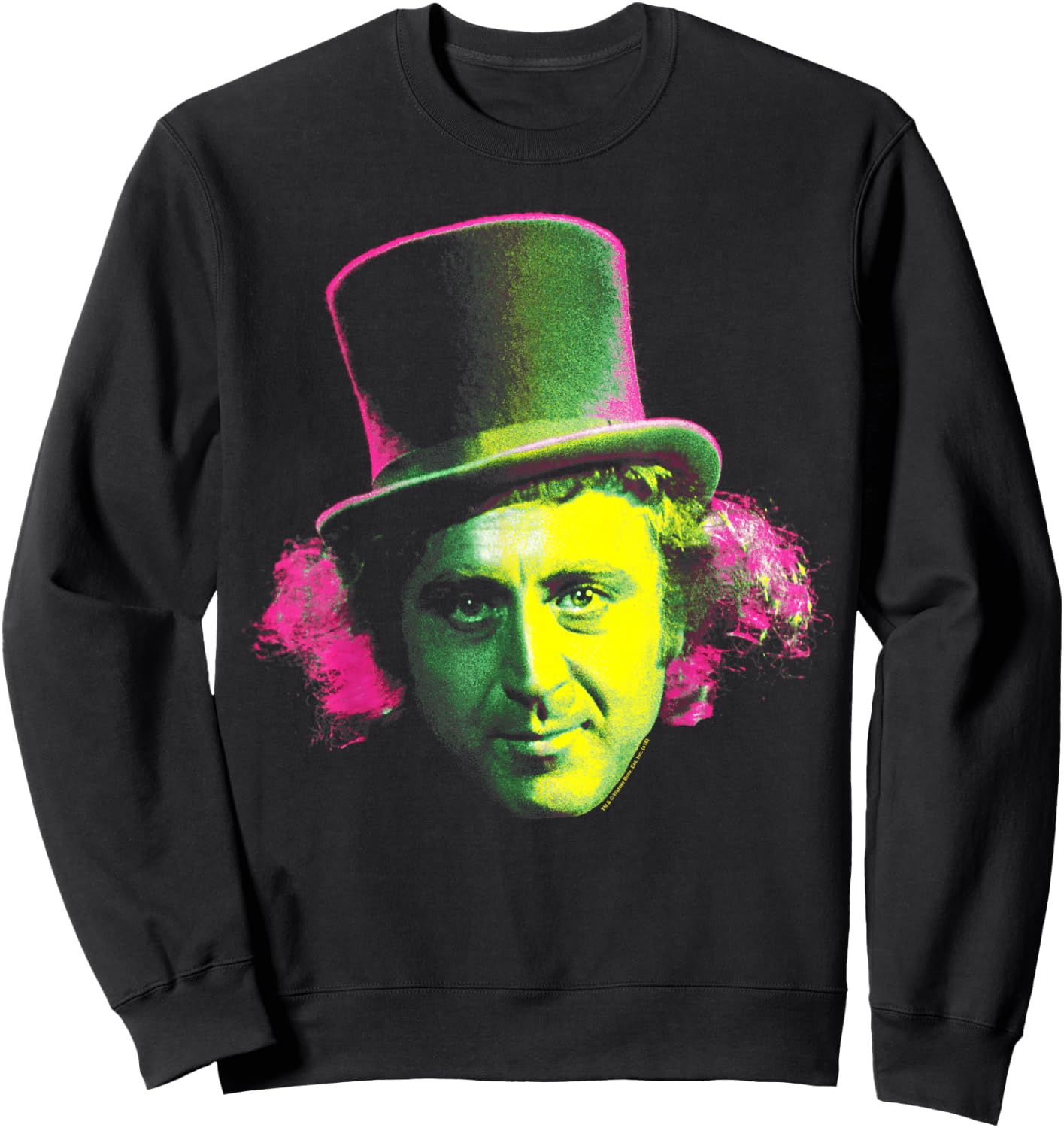 Willy Wonka Face Sweatshirt - Sweatshirt | Black