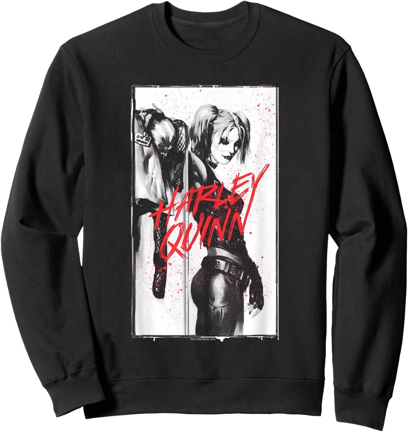Harley Quinn Inked Quinn Black Sweatshirt - Sweatshirt | Black