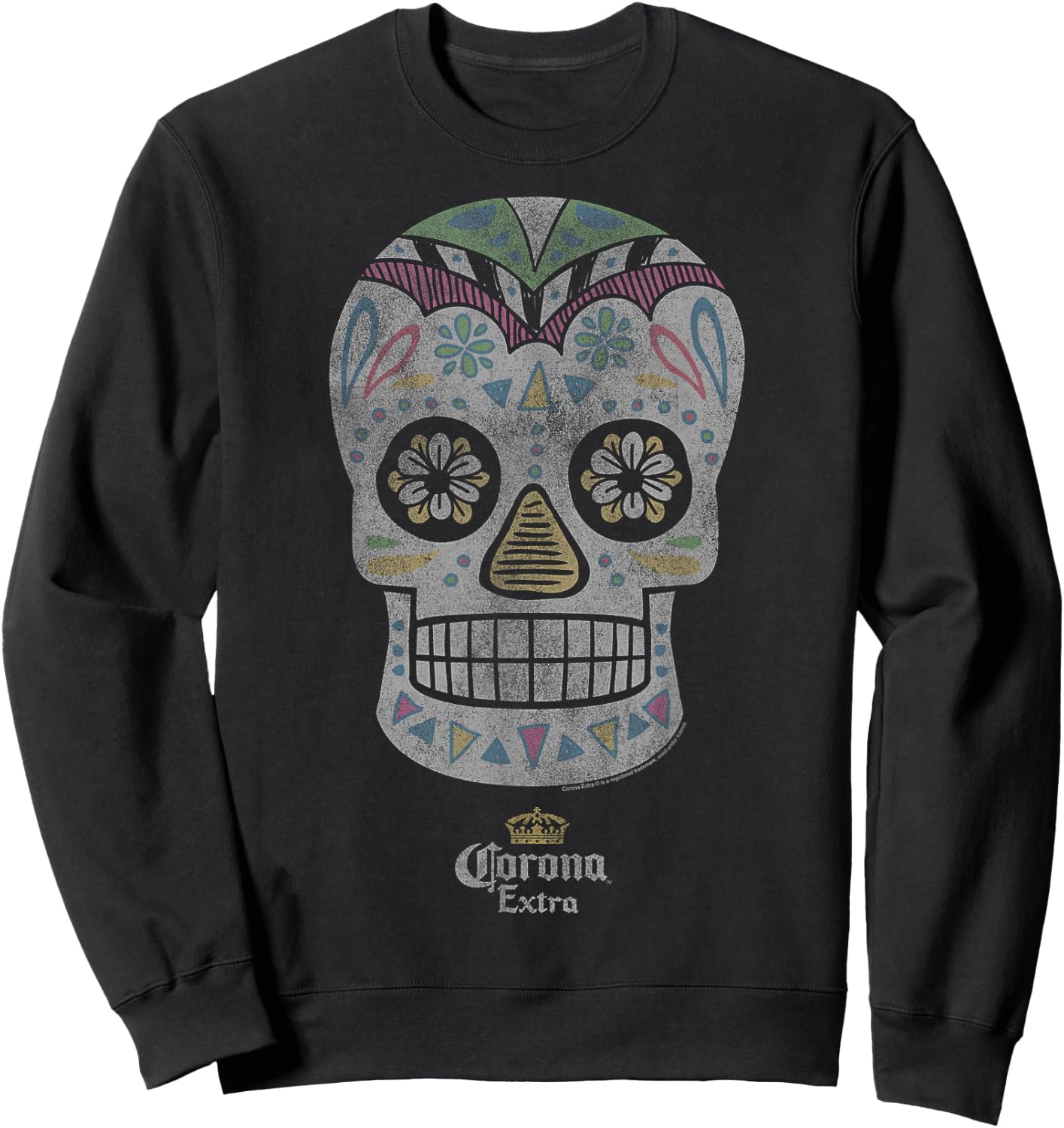 Corona Logo Soft Hand Feel Sweatshirt - Sweatshirt | Black