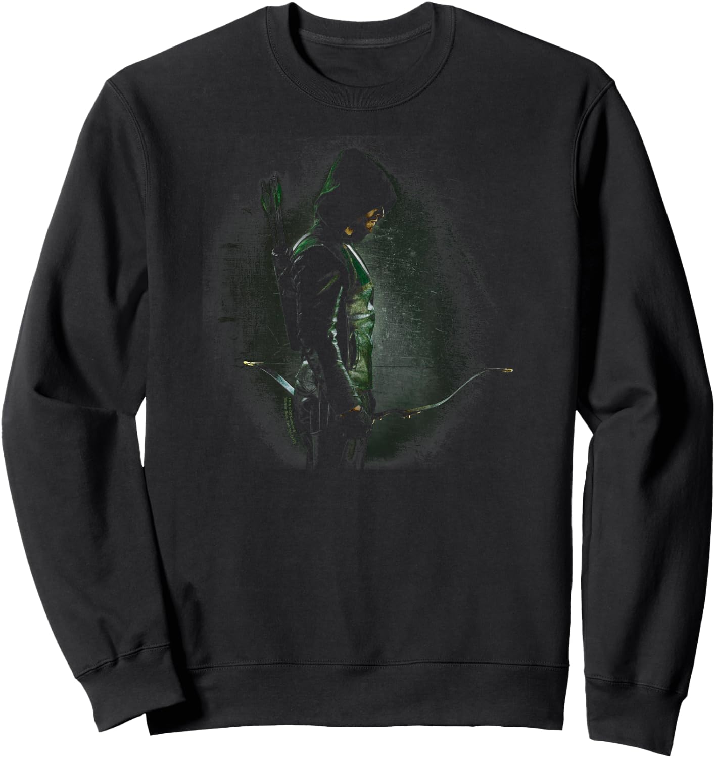 Arrow TV Series in The Shadows Sweatshirt - Sweatshirt | Black