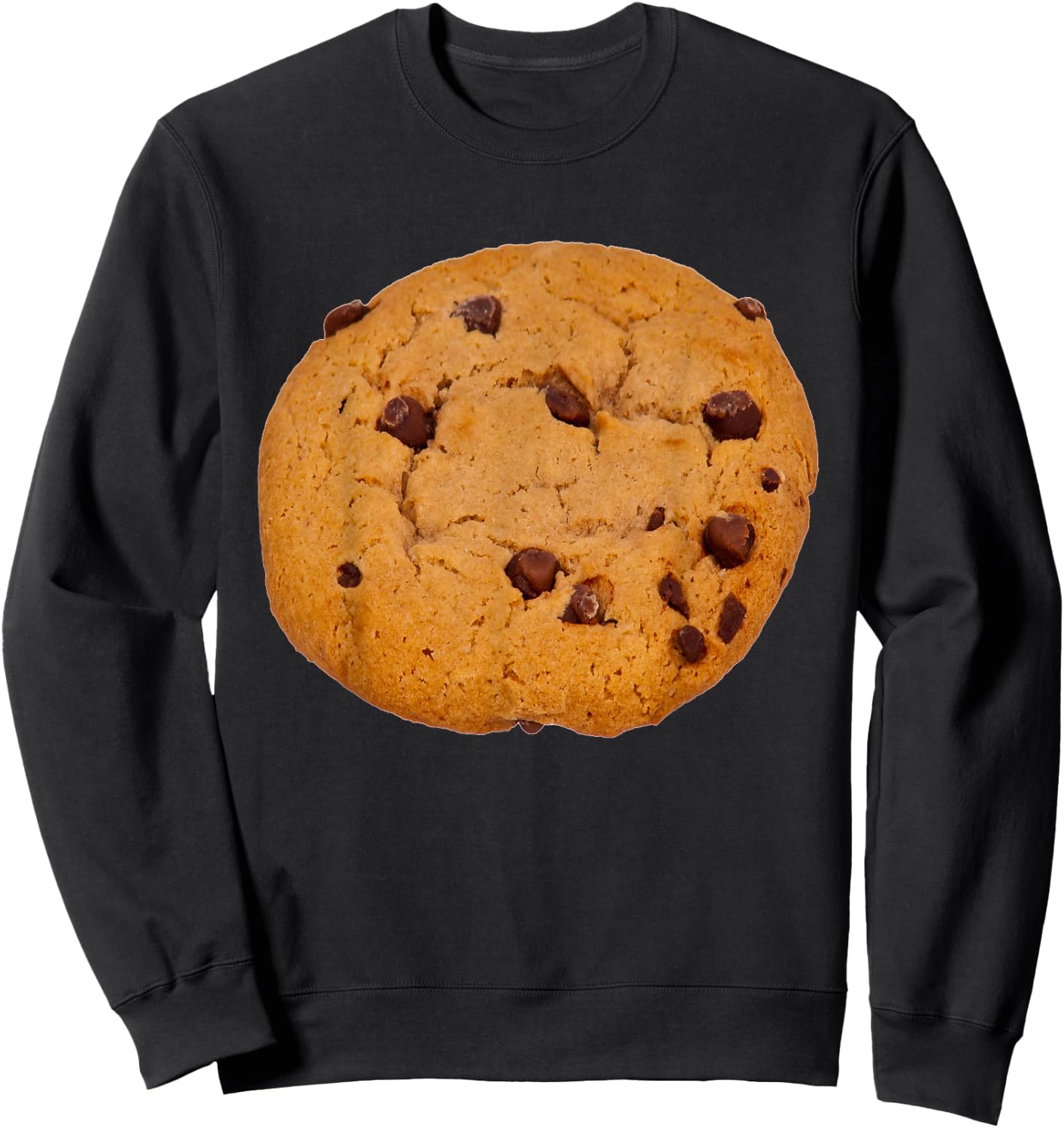 Chocolate Chip Cookie Sweatshirt - Sweatshirt | Black