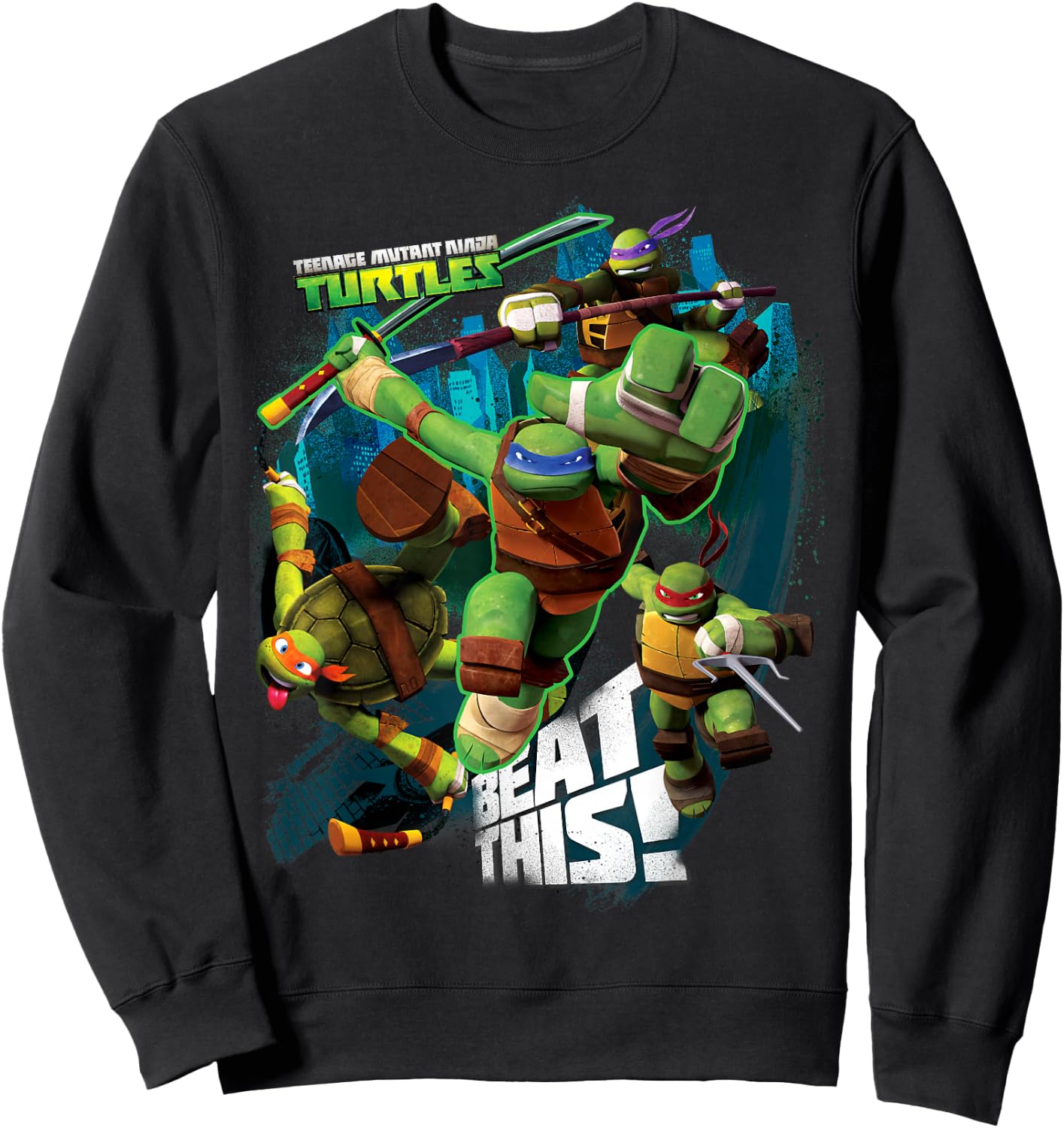 Teenage Mutant Ninja Turtles Beat This Sweatshirt - Sweatshirt | Black