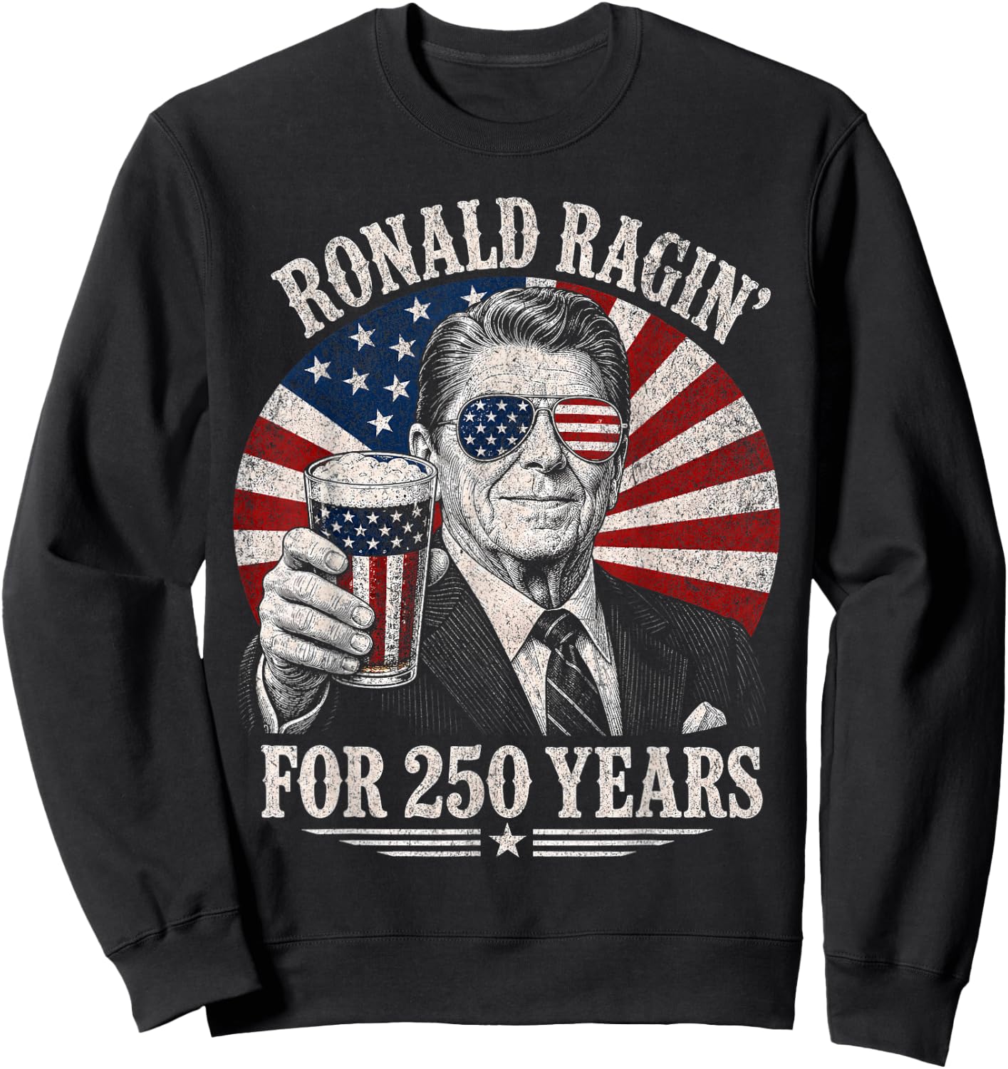 Ronald Ragin - 250th Anniversary USA Sweatshirt - Sweatshirt | Black