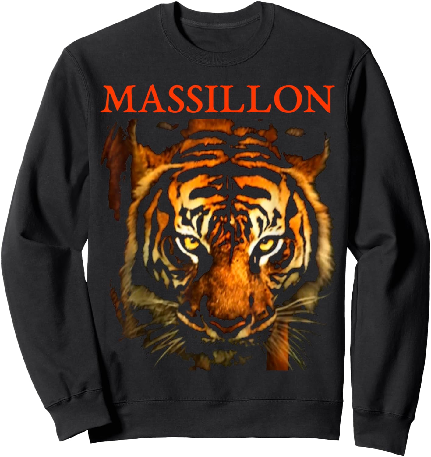 Massillon, Sports, Football, Baseball, Basketball. Tigers Sweatshirt - Sweatshirt | Black