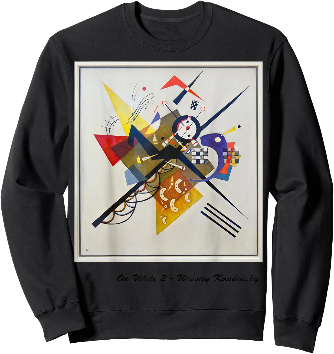Kandinsky art -- On White Sweatshirt - Sweatshirt | Black