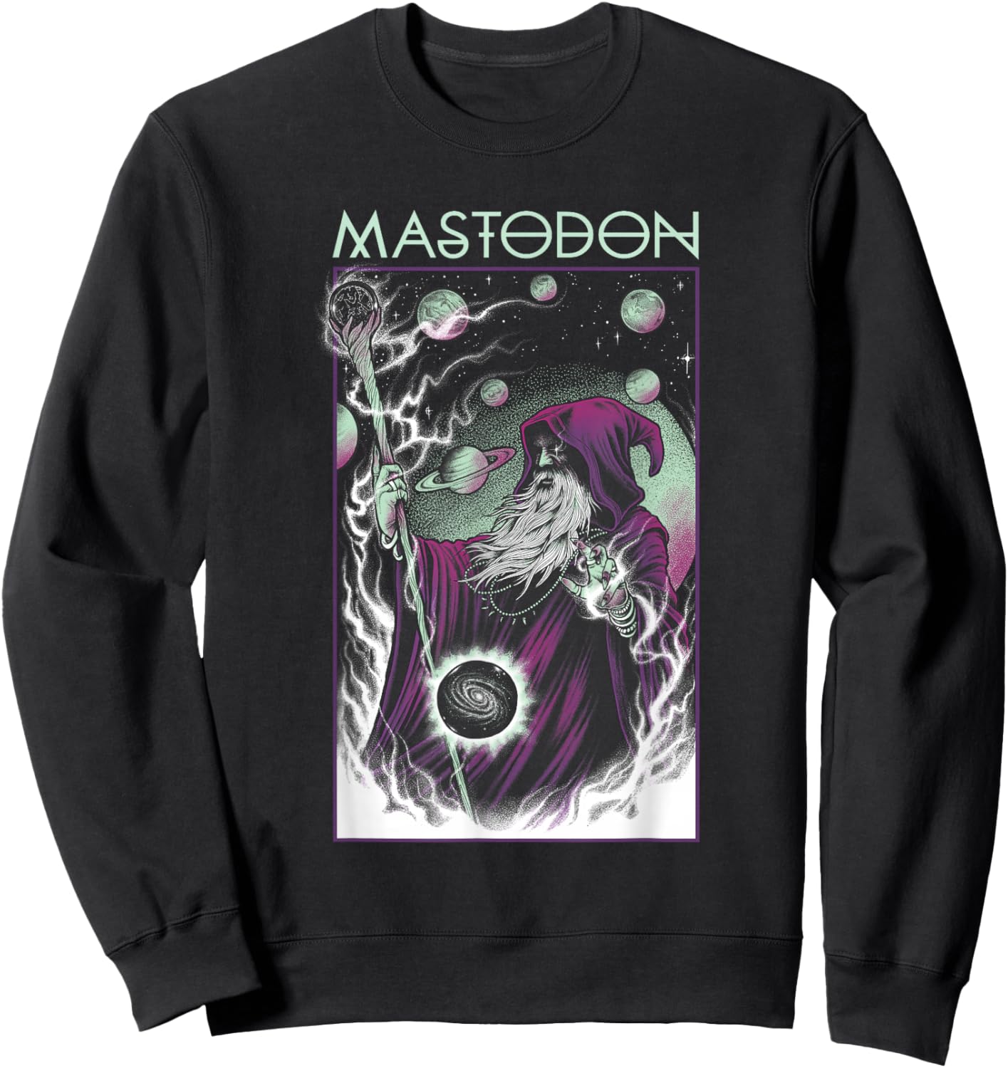 Mastodon The Infinite Arc Tour Saratoga Springs Sweatshirt - Sweatshirt | Black