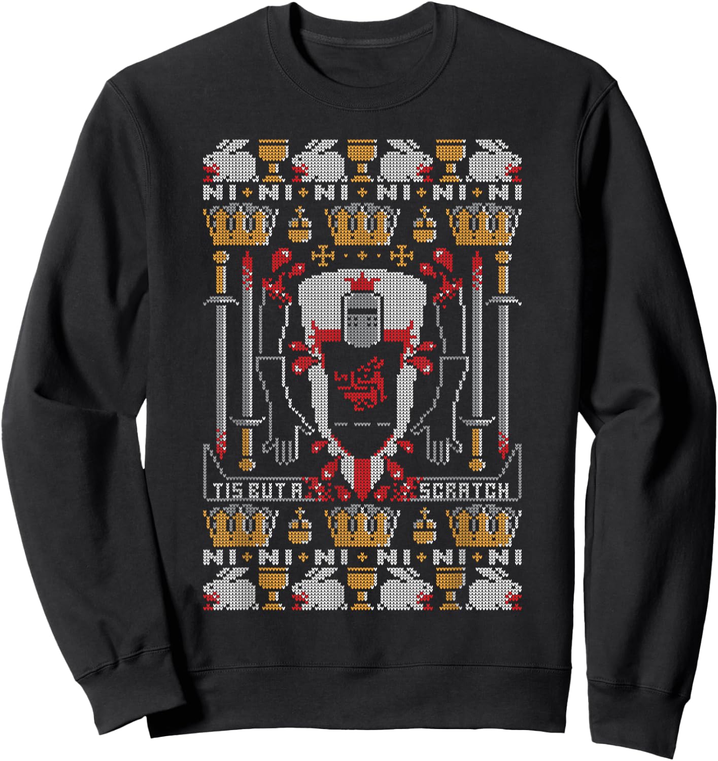 Black Knight / Holy Grail / Legs Off / Funny British Comedy Sweatshirt - Sweatshirt | Black