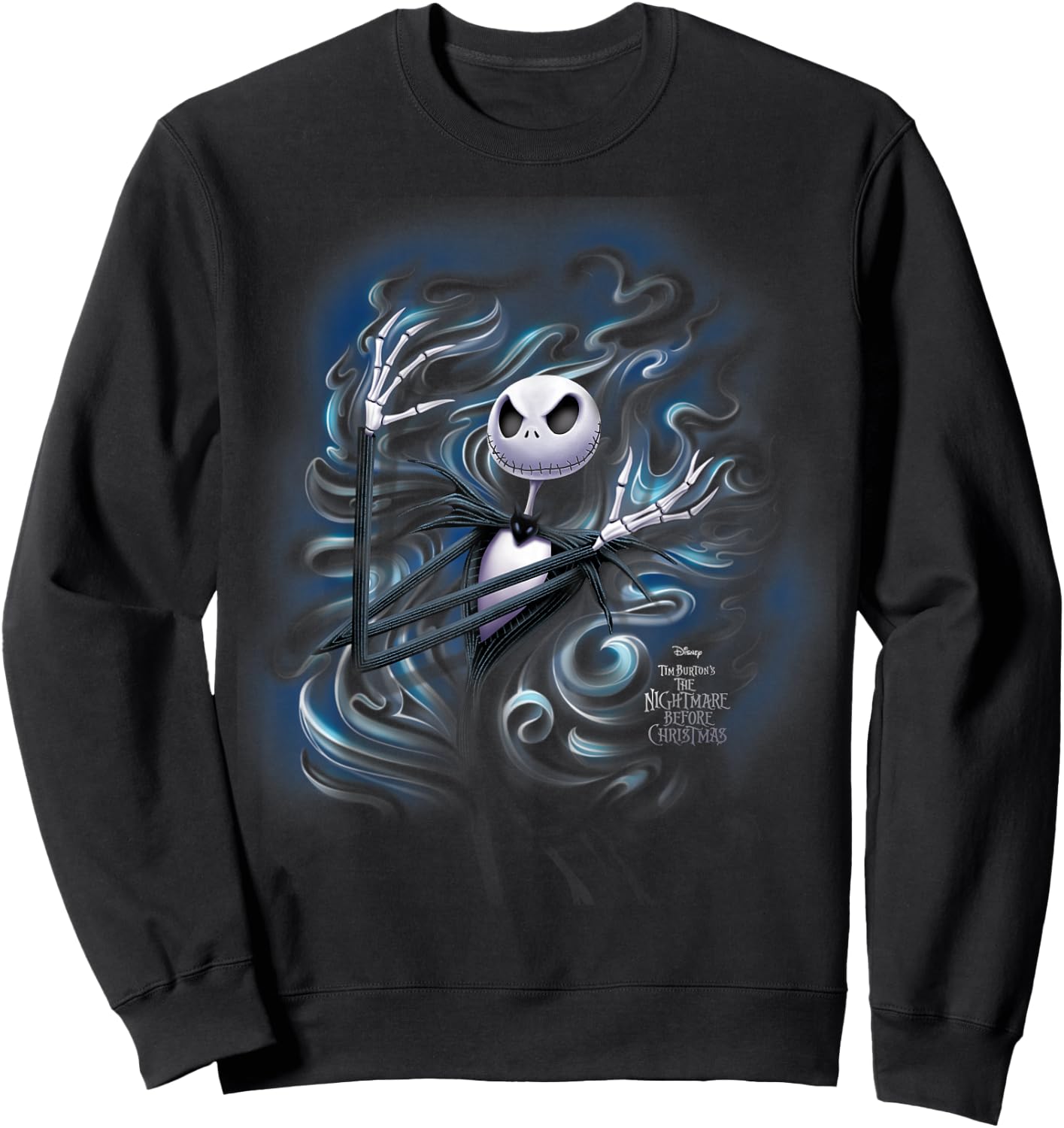 Disney - Nightmare Before Christmas Jack Fog Sweatshirt - Sweatshirt | Black