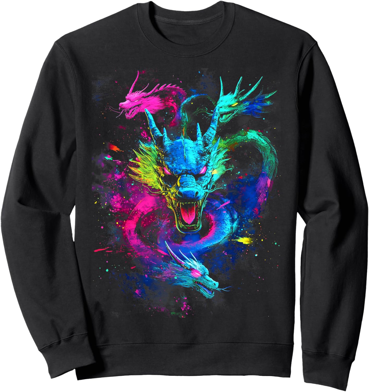 Dragon Lovers Dragon Types Women Men Girls Boys Dragons Sweatshirt - Sweatshirt | Black