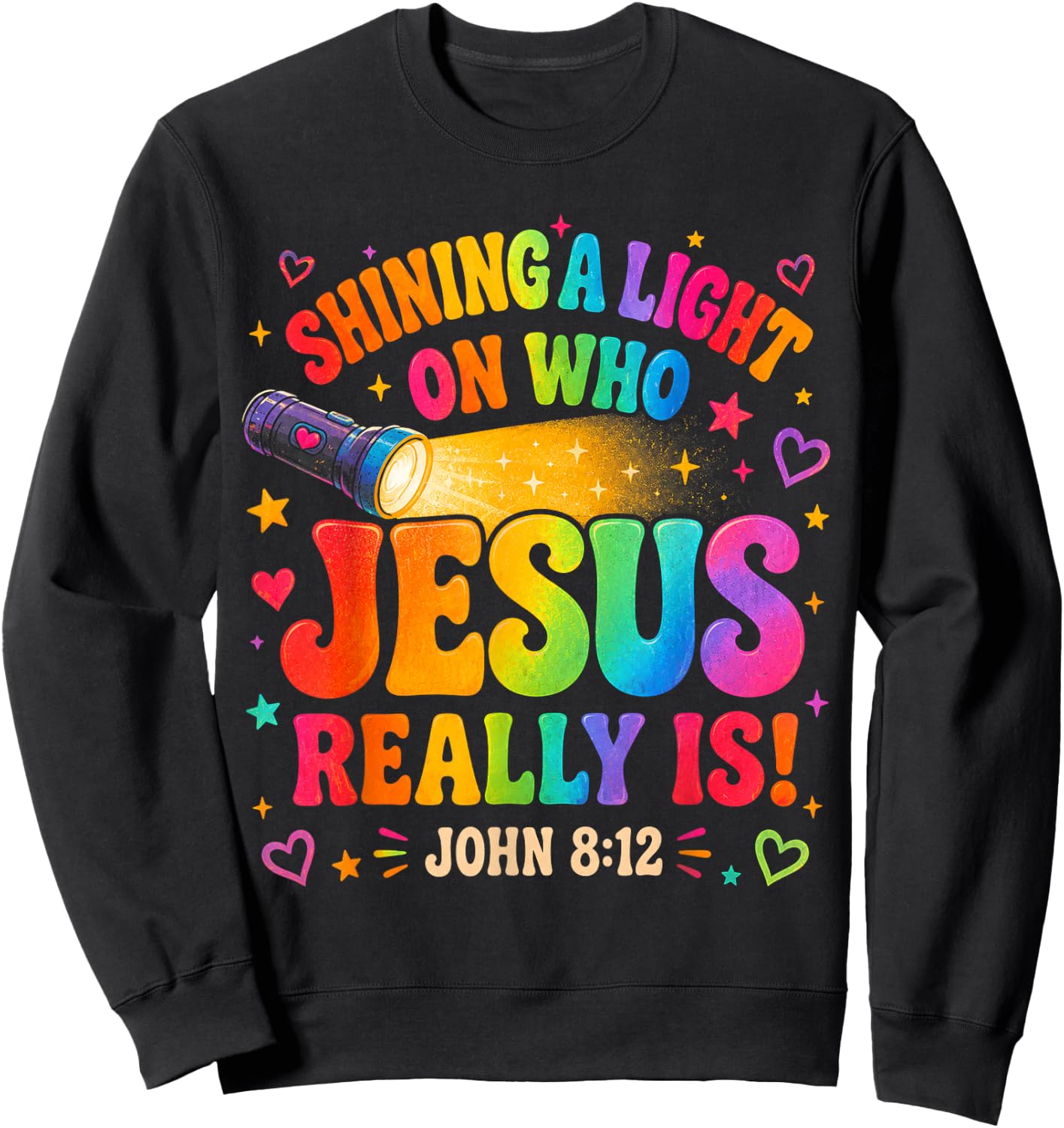 Jesus Light of The World Illumination Station VBS 2026 Sweatshirt - Sweatshirt | Black