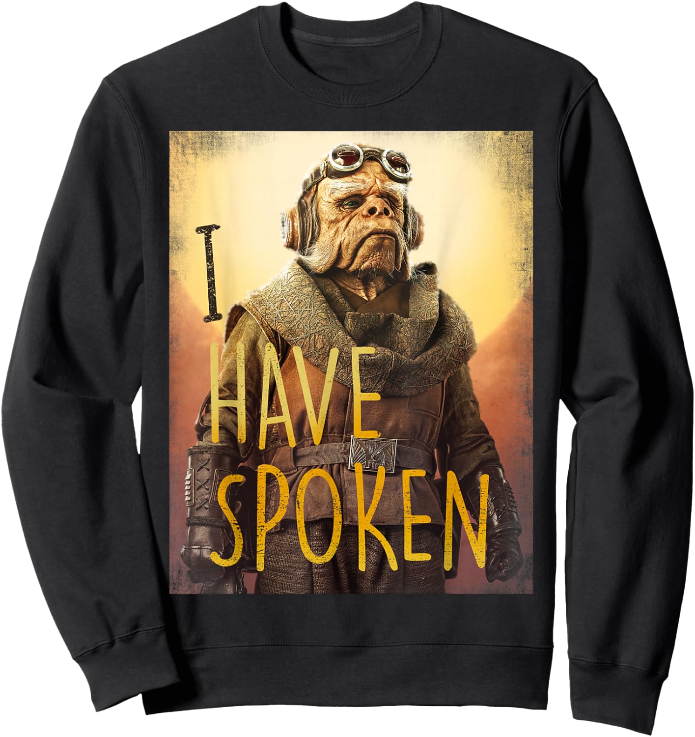 Star Wars The Mandalorian Kuiil I Have Spoken Sweatshirt - Sweatshirt | Black