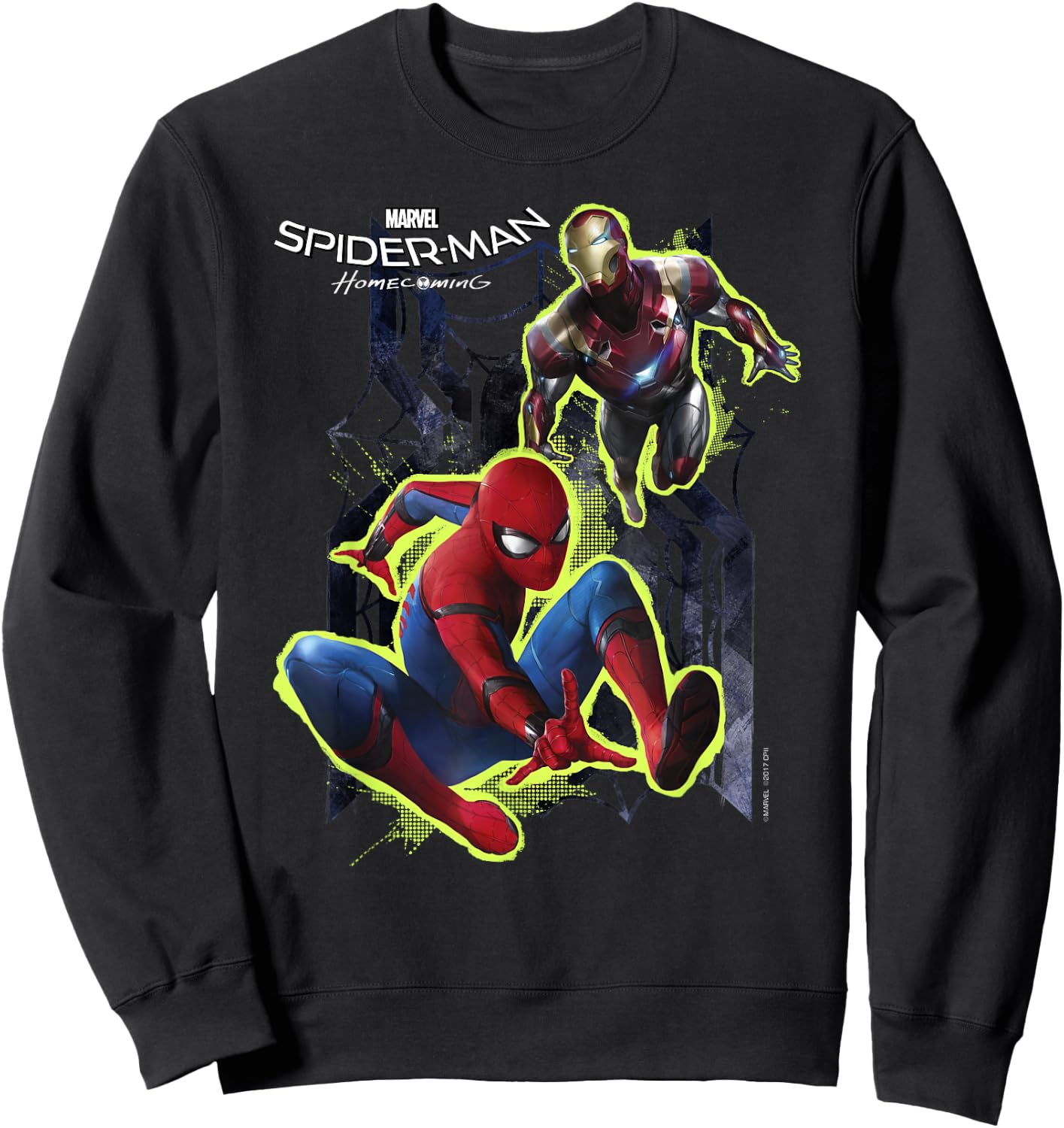 Marvel Spider-Man Homecoming Iron Man The Mentor Sweatshirt - Sweatshirt | Black