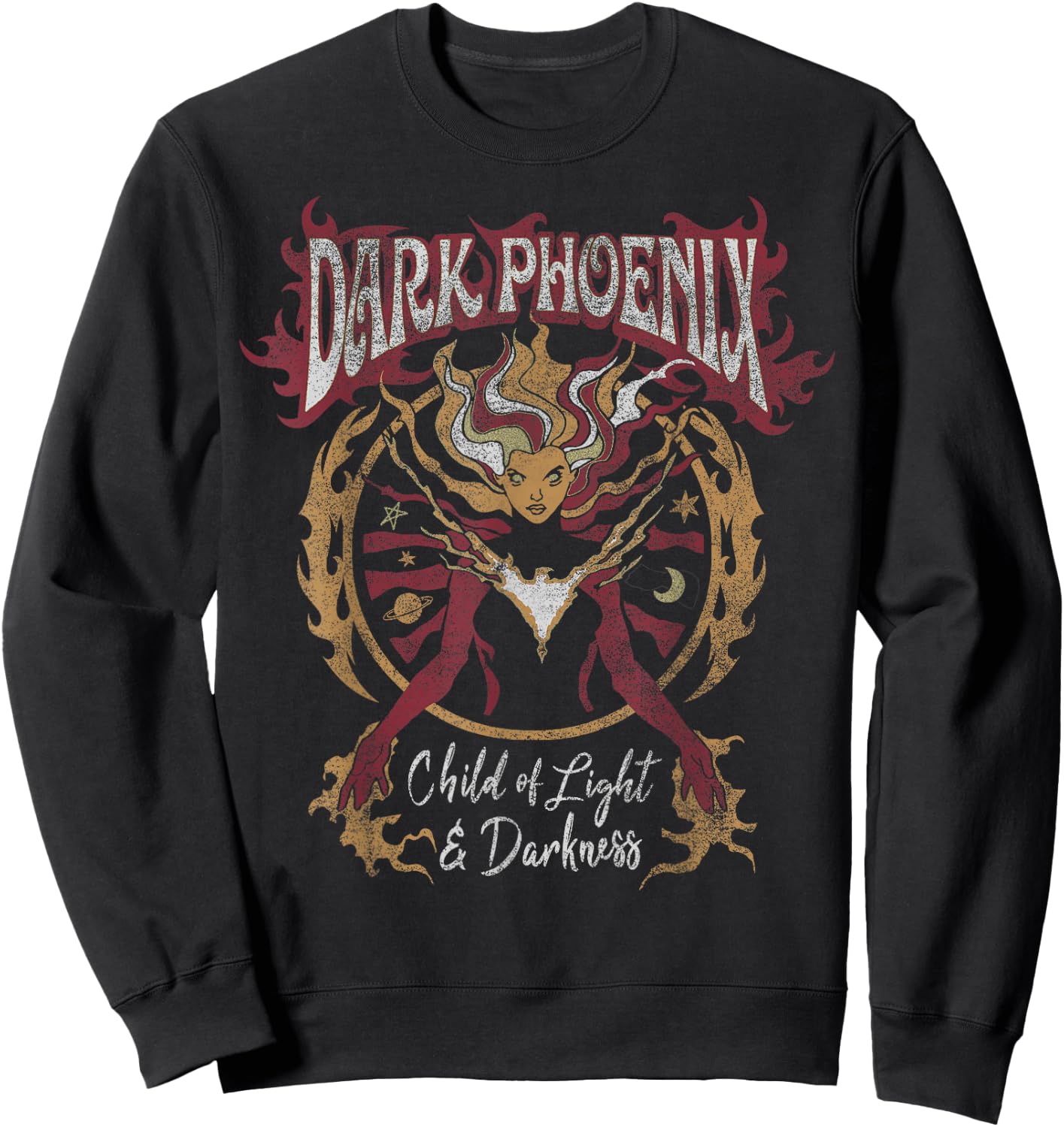 Marvel X-Men Dark Phoenix Light & Darkness Retro Sweatshirt - Sweatshirt | Black