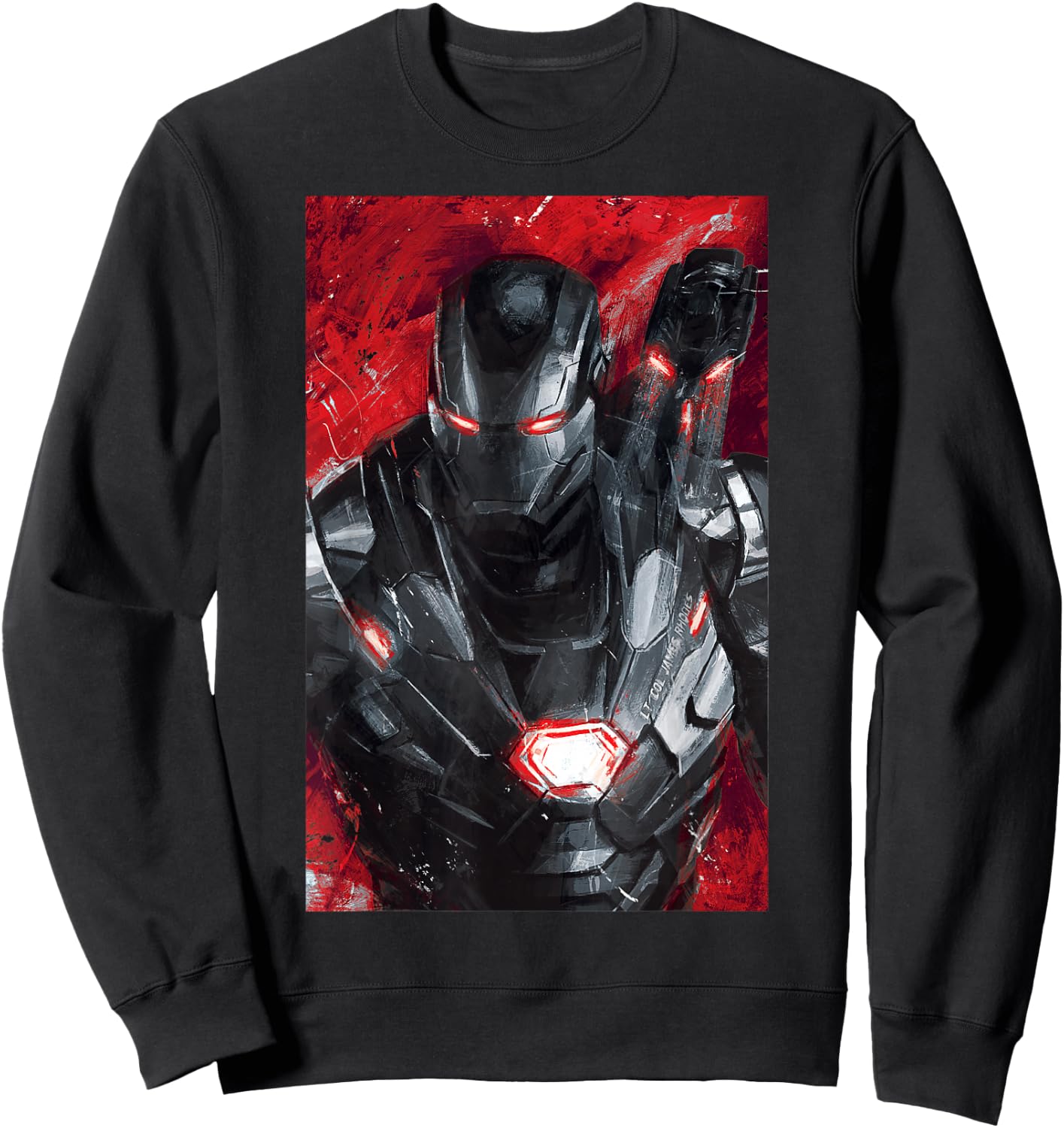 Marvel Avengers Endgame War Machine Painting Graphic Sweatshirt - Sweatshirt | Black