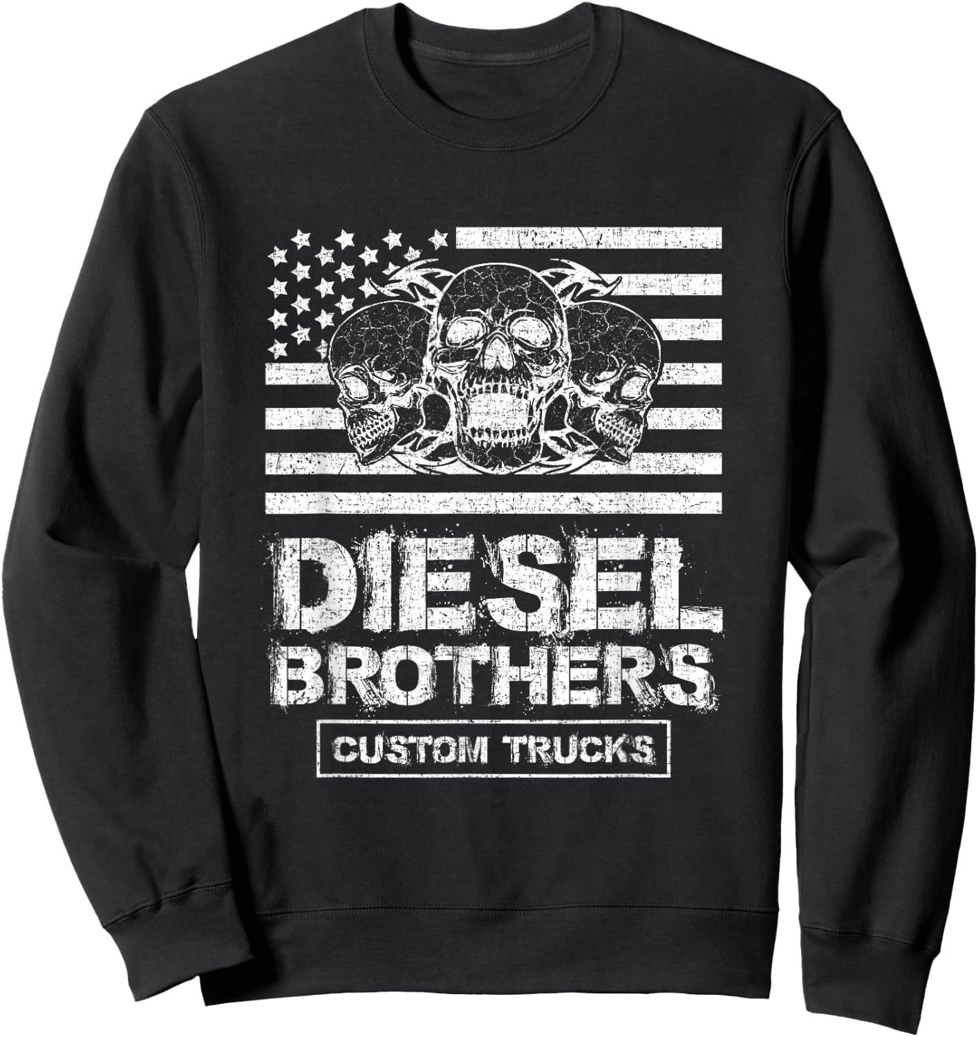 Diesel brothers custom truckers t shirt Sweatshirt - Sweatshirt | Black