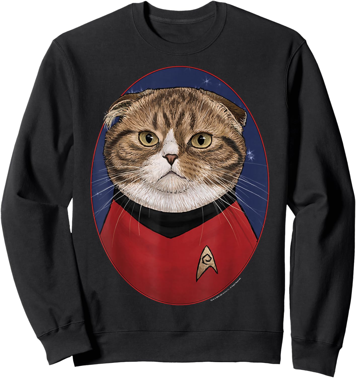 Star Trek Scotty Cat Formation Sweatshirt - Sweatshirt | Black