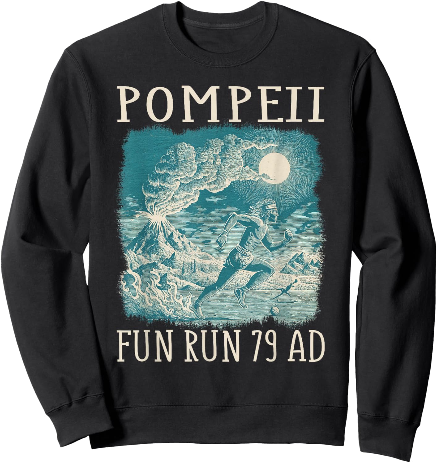 Pompeii Fun Run Sweatshirt - Sweatshirt | Black