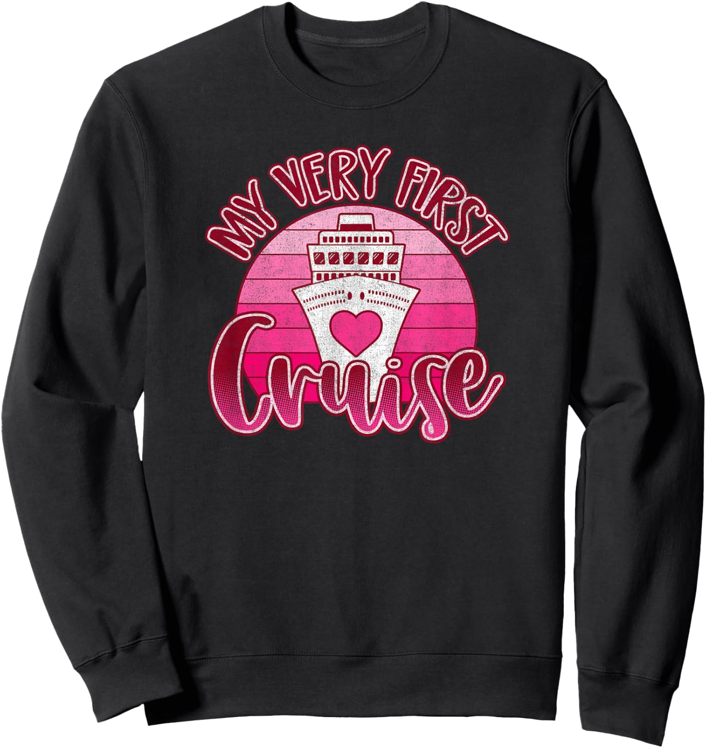 Cute Cruise Shirts for Girls My Very First Cruise Sweatshirt - Sweatshirt | Black