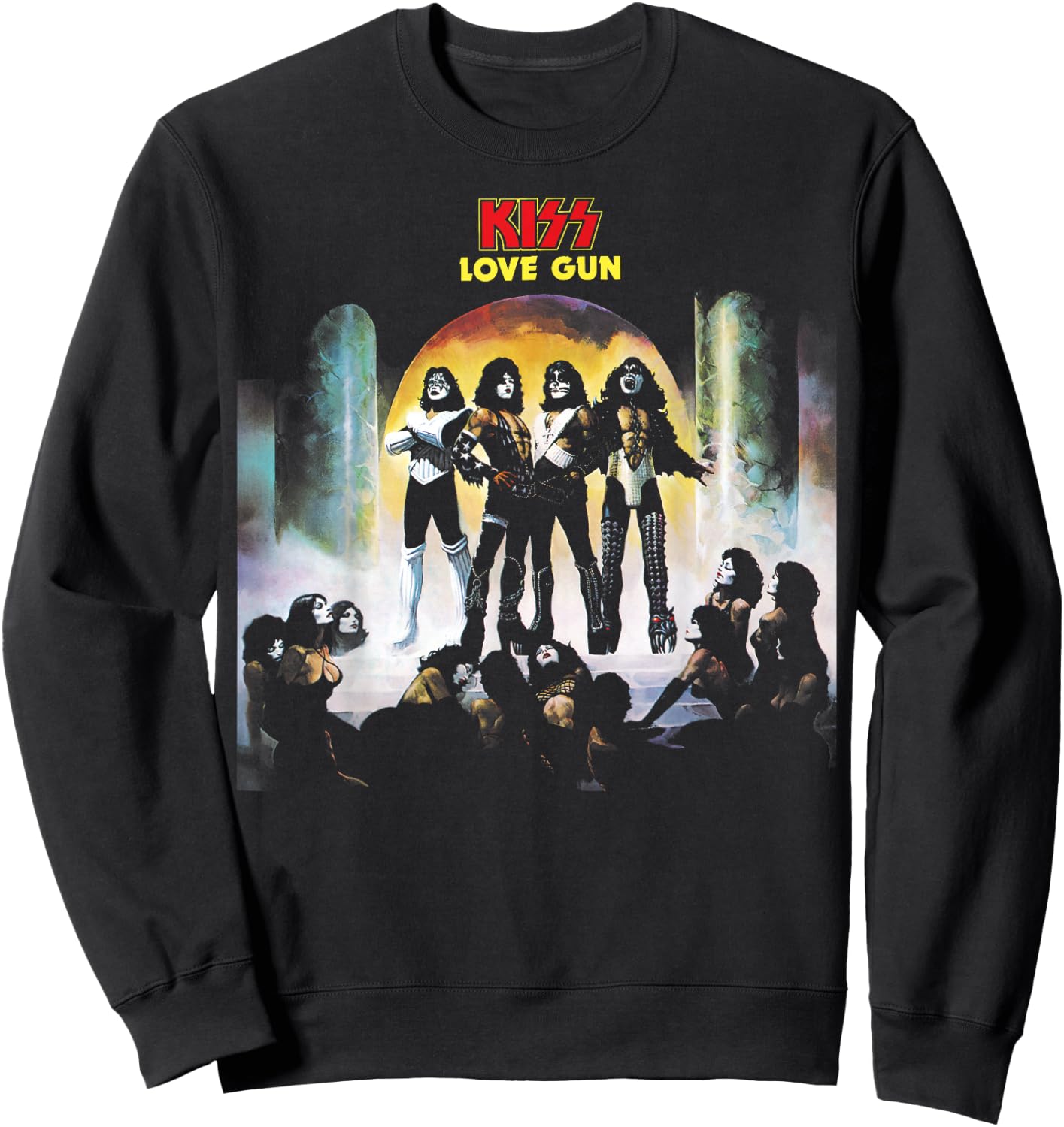 KISS - 1977 Love Gun Sweatshirt - Sweatshirt | Black