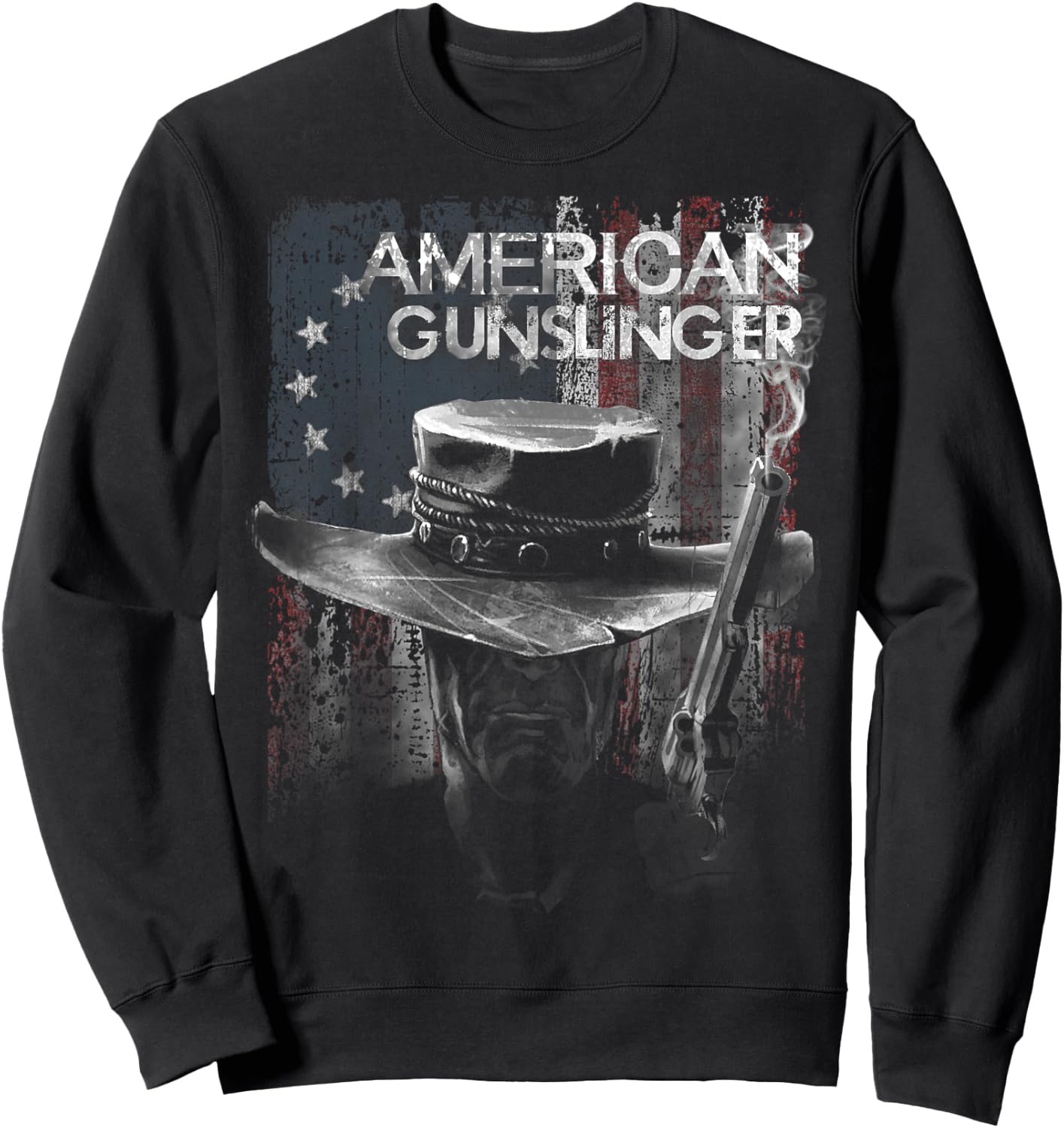 American Gunslinger Sweatshirt - Sweatshirt | Black