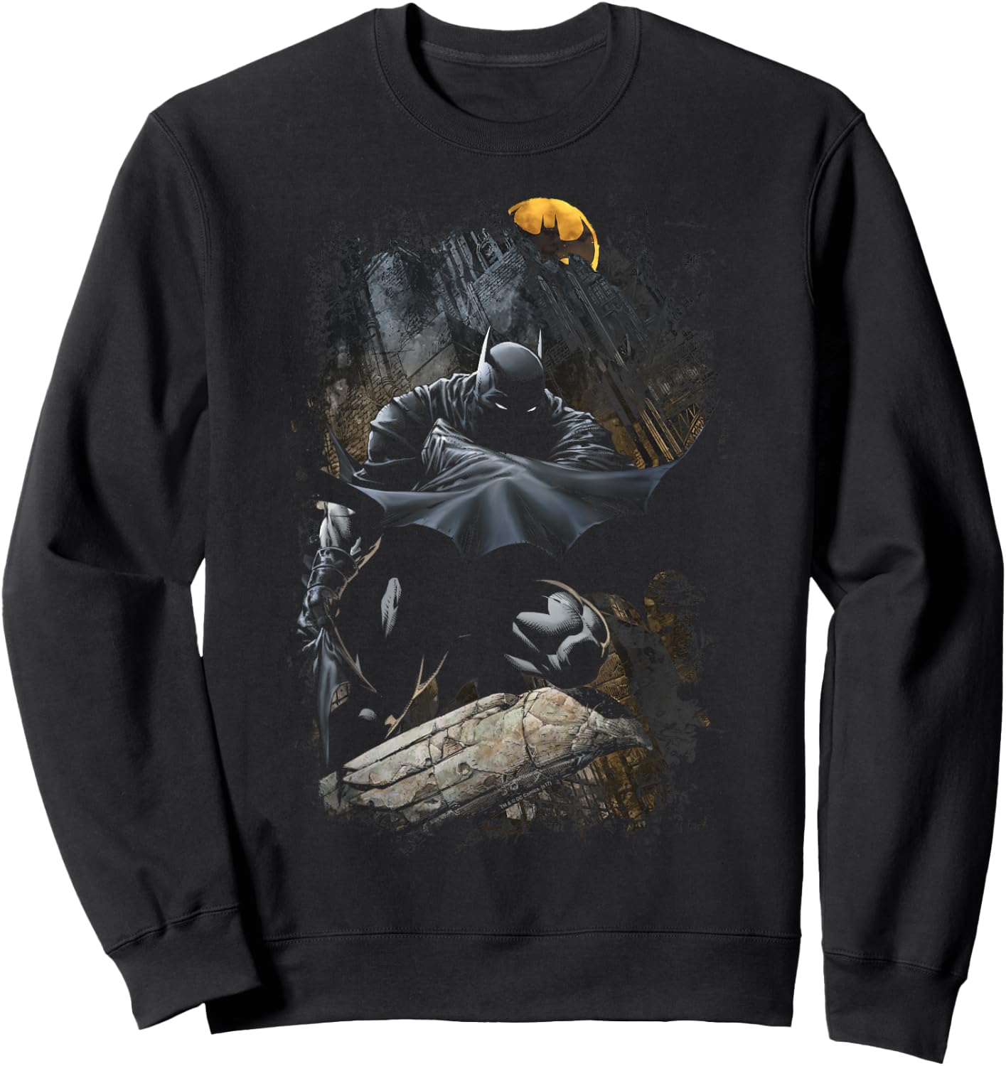Batman Sweeping Cape Sweatshirt - Sweatshirt | Black