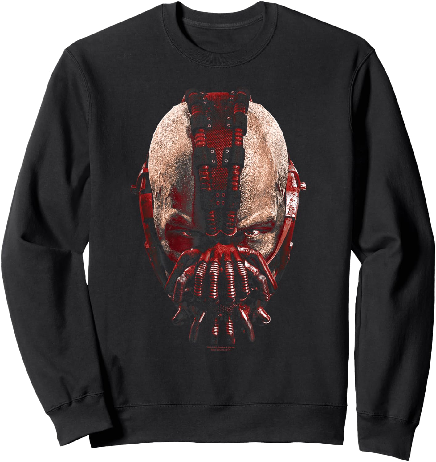 Batman Dark Knight Rises Bane Mask Sweatshirt - Sweatshirt | Black