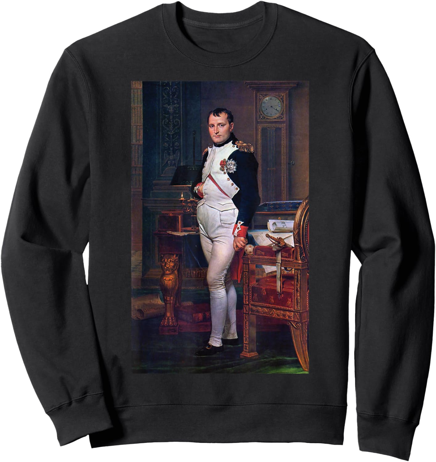 Napoleon Bonaparte Jacques-Louis David Neoclassicism Art Sweatshirt - Sweatshirt | Black