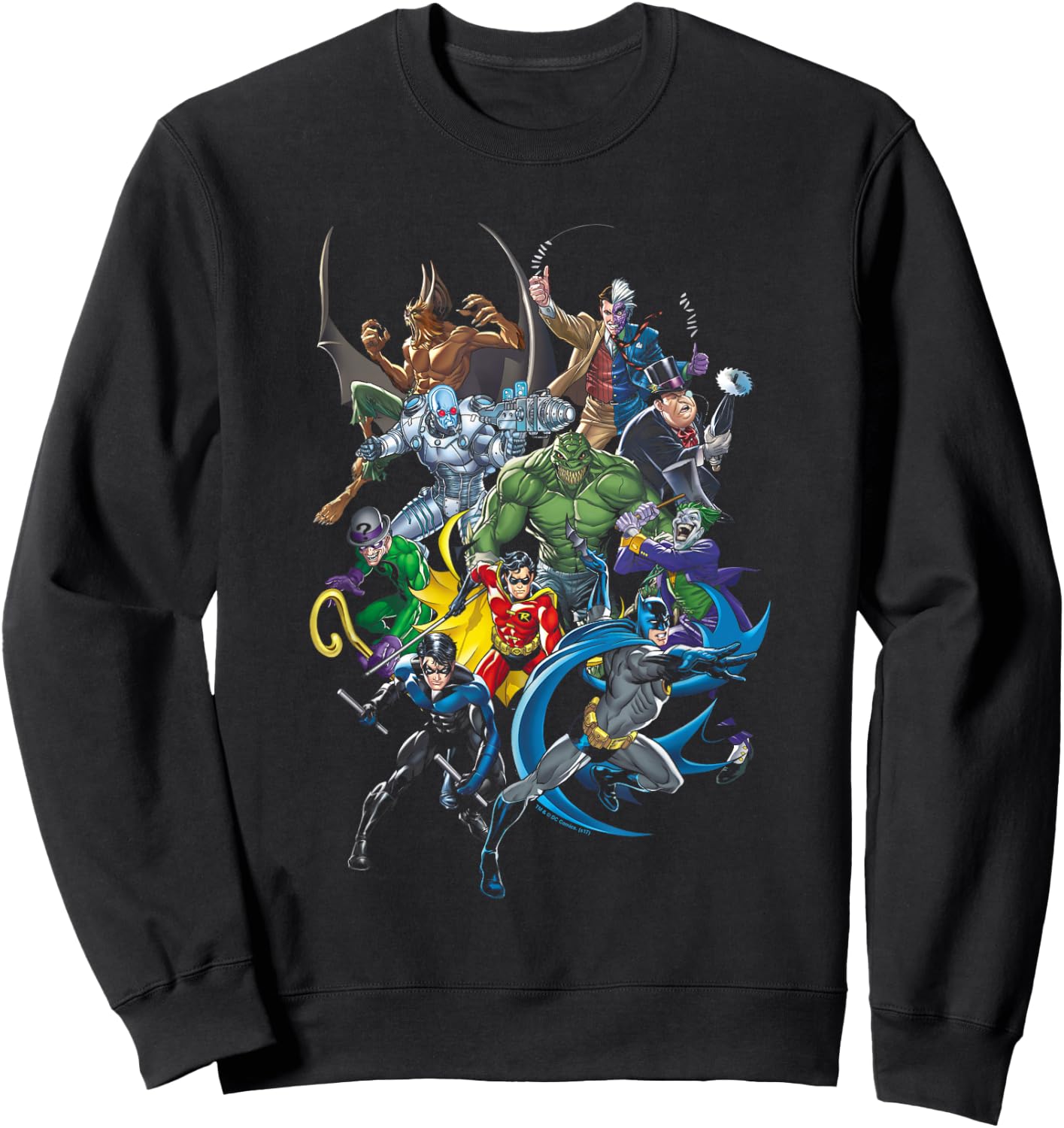 Batman Saints and Psychos T Shirt Sweatshirt - Sweatshirt | Black