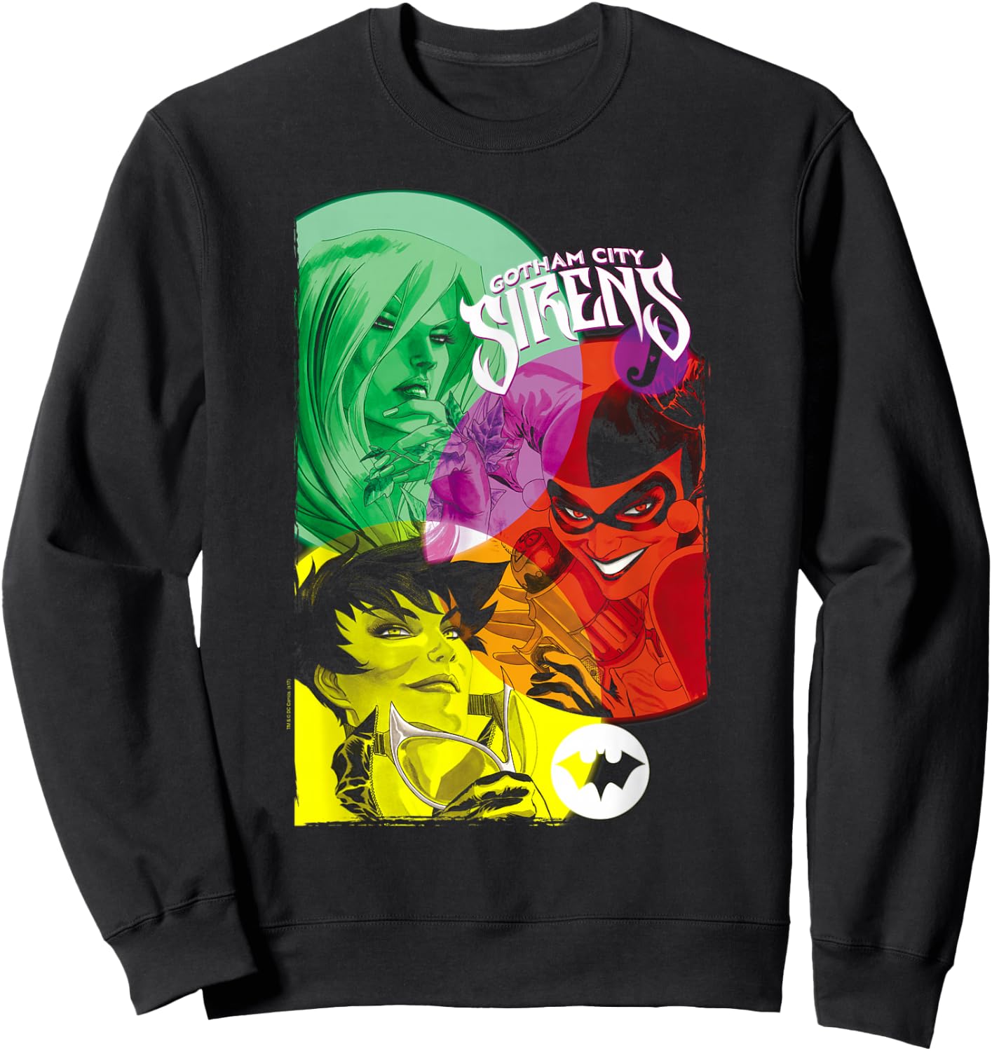Batman Gotham Sirens Sweatshirt - Sweatshirt | Black