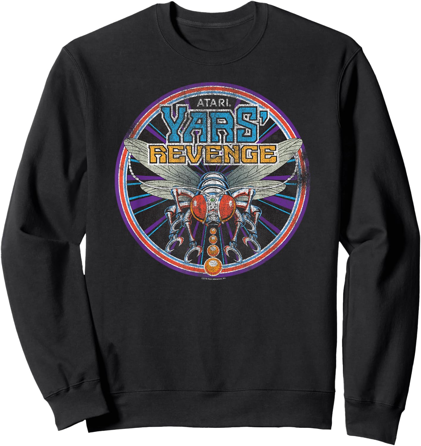 Atari Yars Revenge Arcade Video Game Sweatshirt - Sweatshirt | Black