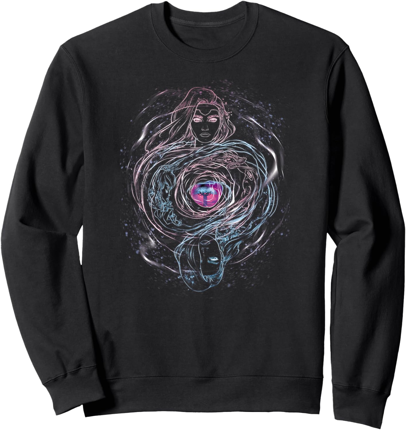Marvel X-Men Jean Grey & Emma Frost Mind Meld Sweatshirt - Sweatshirt | Black