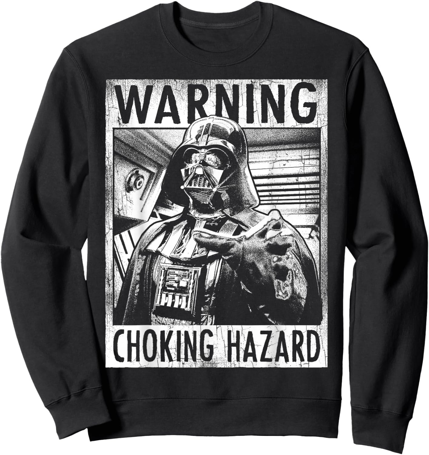 Star Wars Darth Vader Choking Hazard Vintage C1 Sweatshirt - Sweatshirt | Black