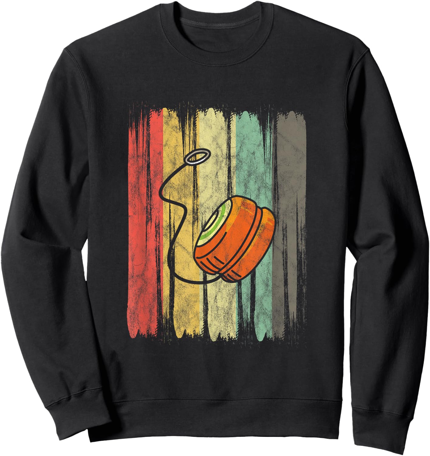 Vintage Yoyo Lover Yoyo Master Sweatshirt - Sweatshirt | Black