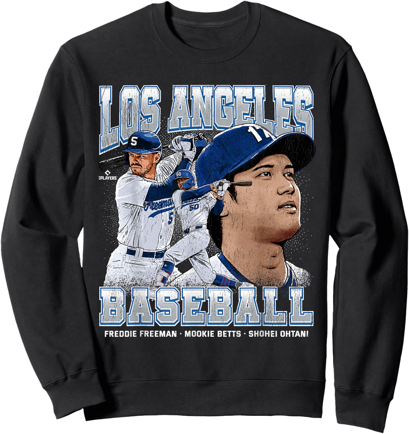 Top Players Freddie Freeman, Shohei Ohtani, Mookie Betts Sweatshirt - Sweatshirt | Black