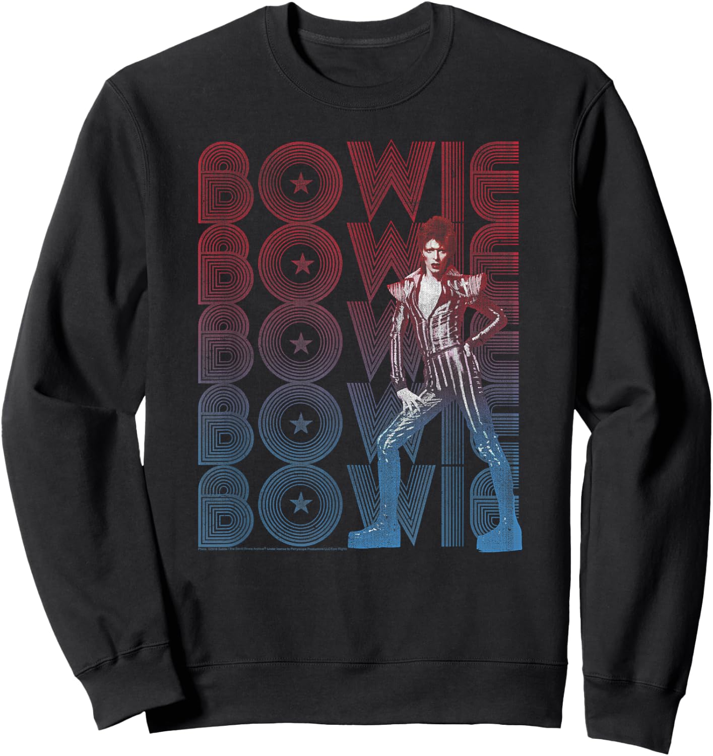 David Bowie - Rise and Fall Sweatshirt - Sweatshirt | Black