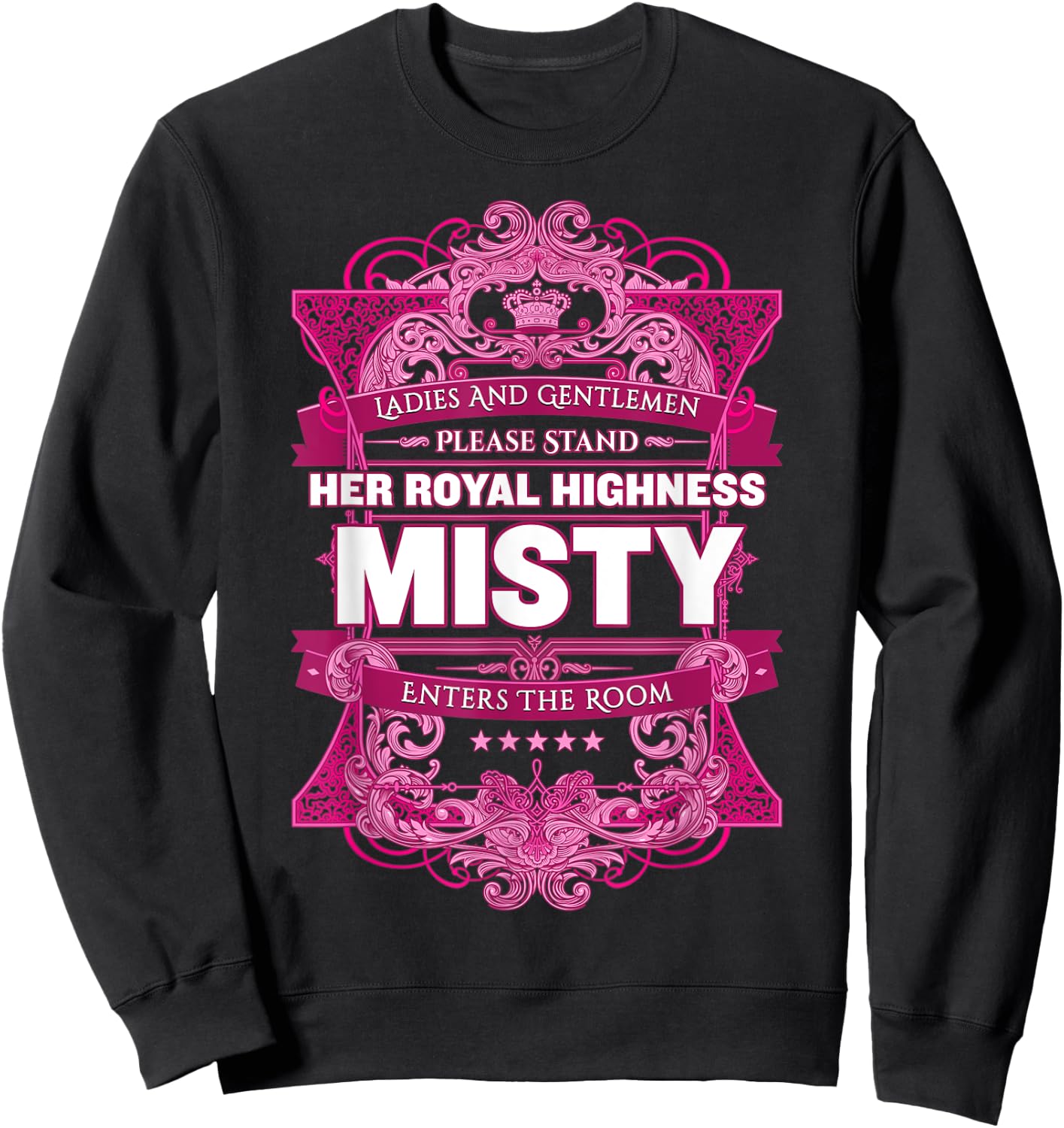 Misty First Name Sweatshirt - Sweatshirt | Black
