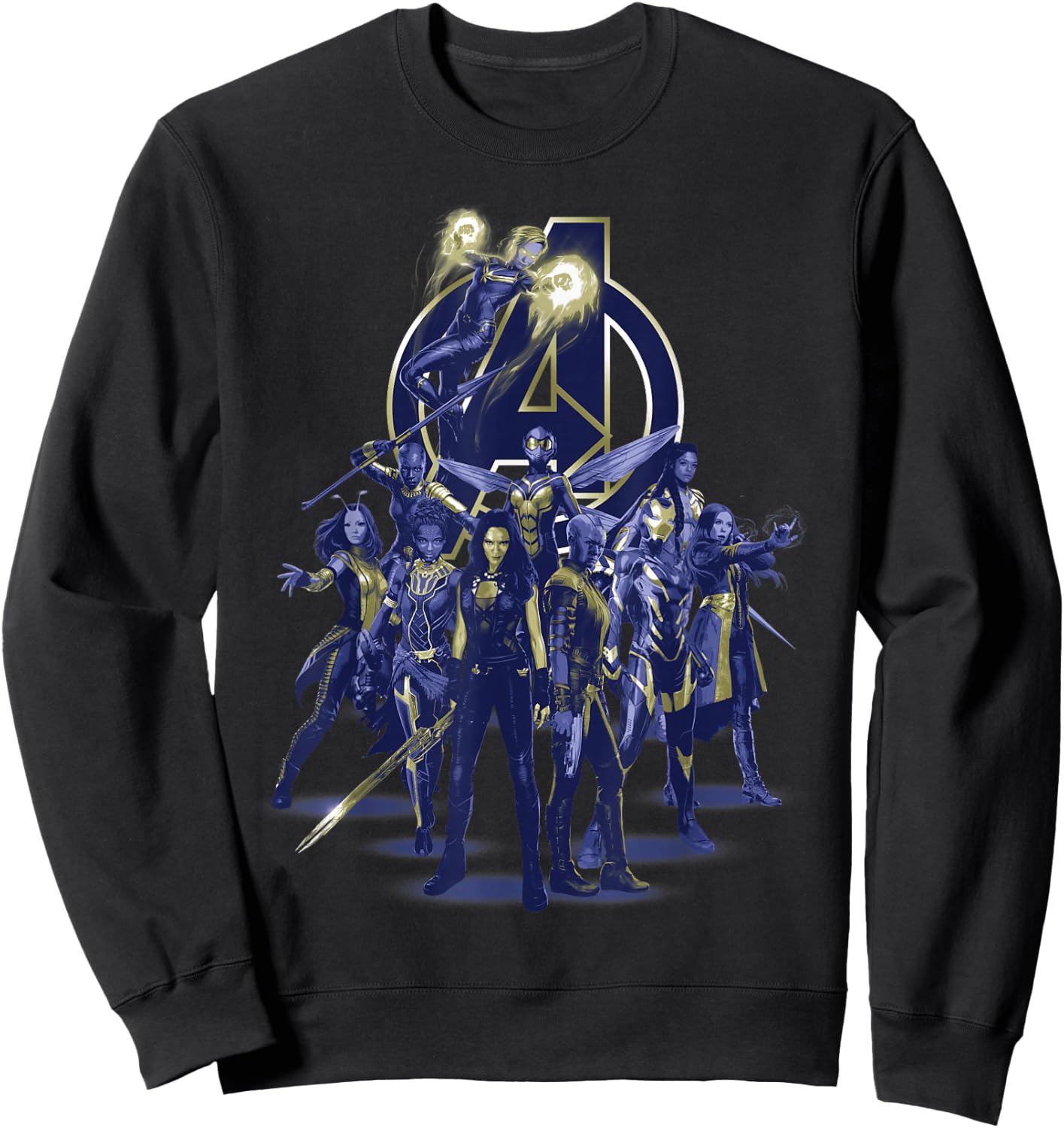 Marvel Avengers: Endgame Female Super Heroes Sweatshirt - Sweatshirt | Black