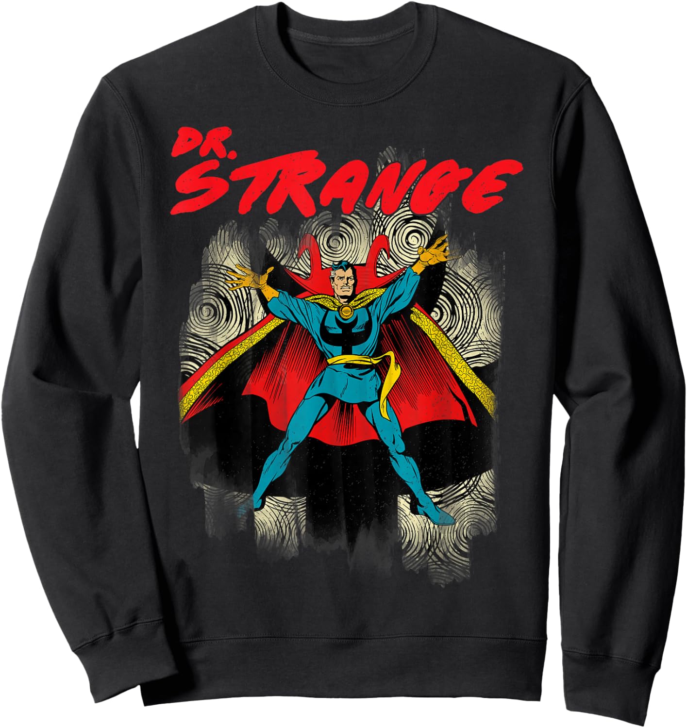 Dr. Strange Hands Out Ready For Some Magic Graphic Sweatshirt - Sweatshirt | Black