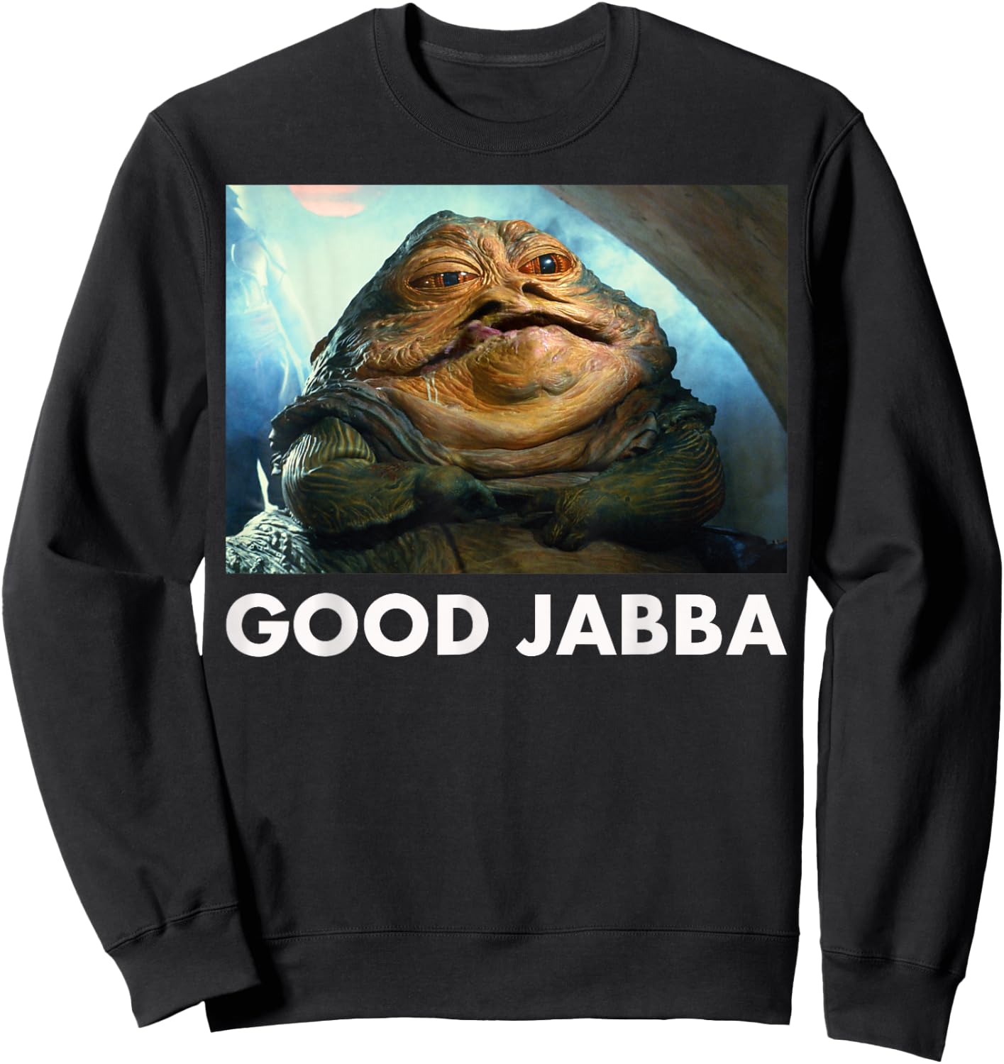 Star Wars Good Jabba The Hut Graphic Sweatshirt - Sweatshirt | Black